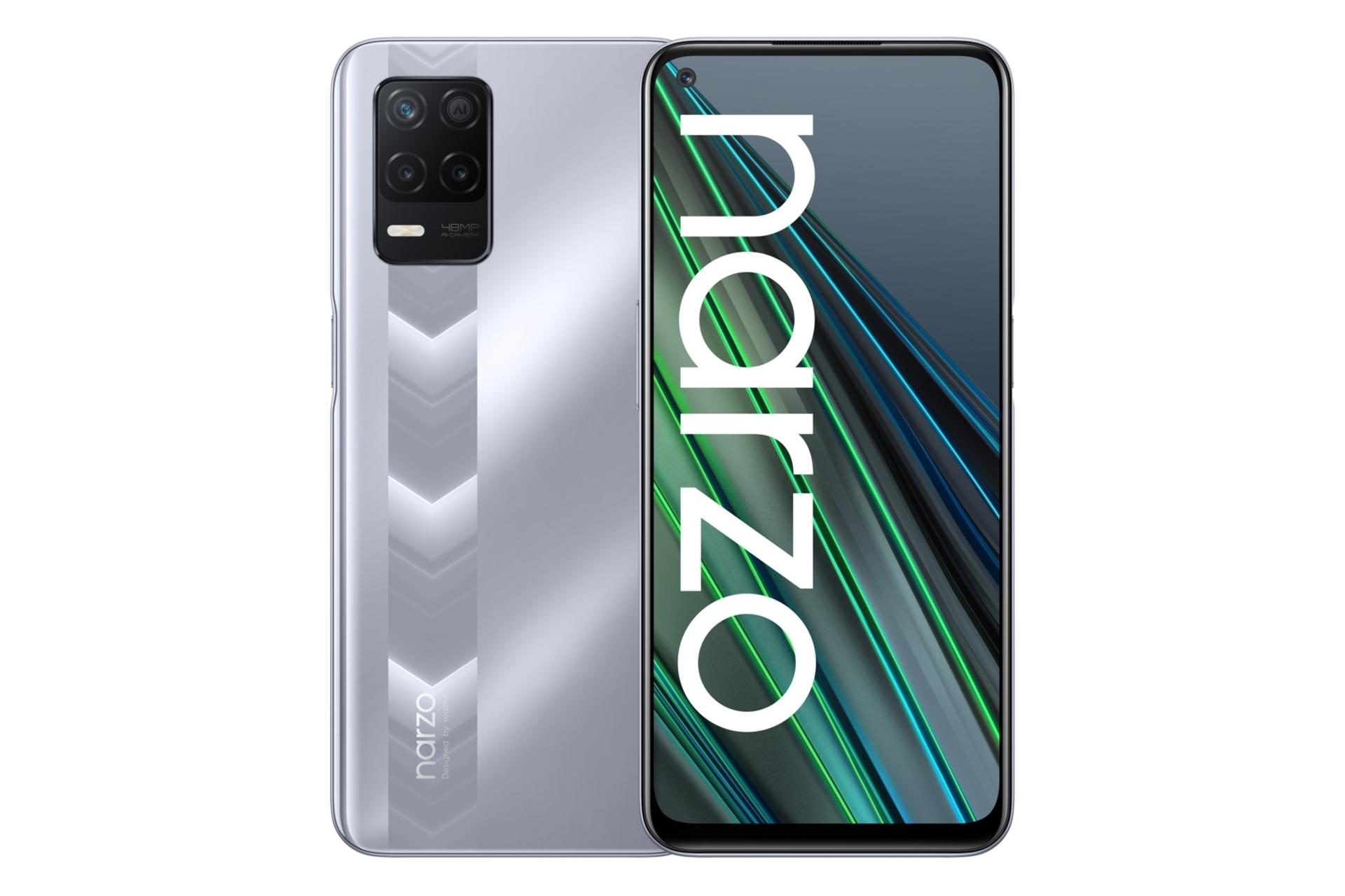 گوشی موبایل ریلمی Narzo 30 نسخه 5G Realme Narzo 30 5G نقره ای