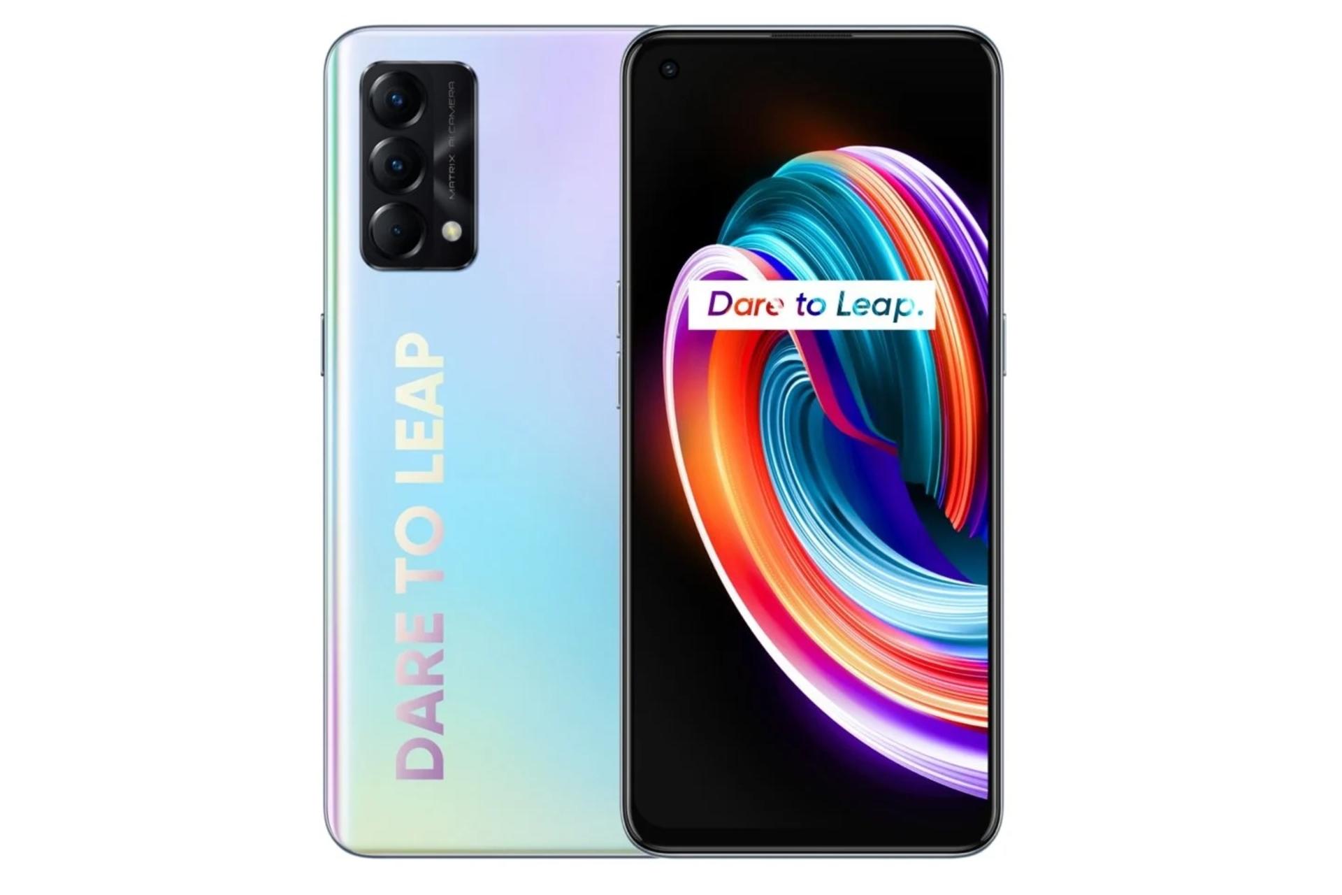 گوشی موبایل کیو 3 پرو کارناوال ریلمی Realme Q3 Pro Carnival آبی روشن