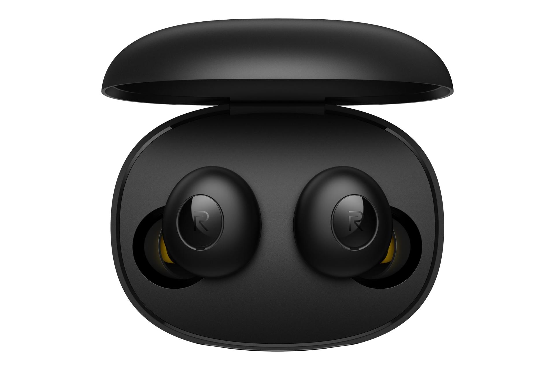 نمای بالا ایرباد بی سیم ریلمی Realme Buds Q مشکی