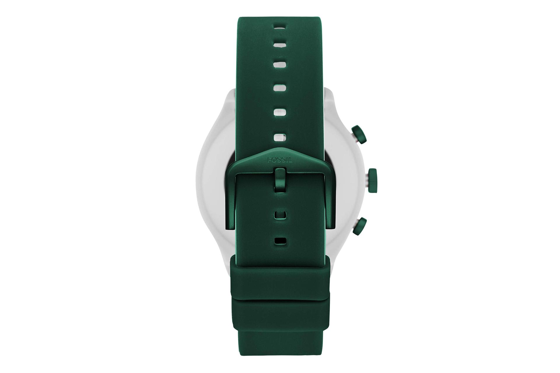 نمای پشت اسمارت واچ فسیل هیبرید نسخه Sport 43mm سبز