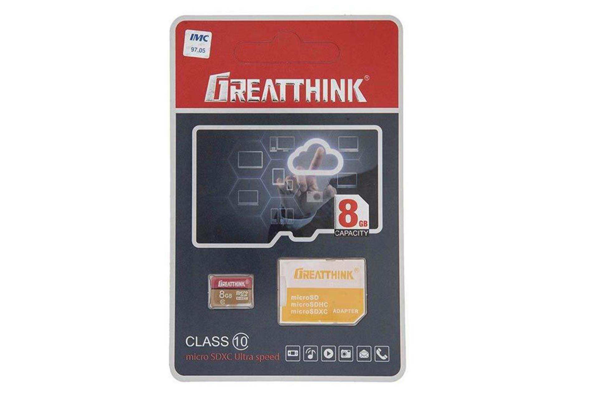 Great Think A001 microSDHC Class 10 UHS-I U1 8GB