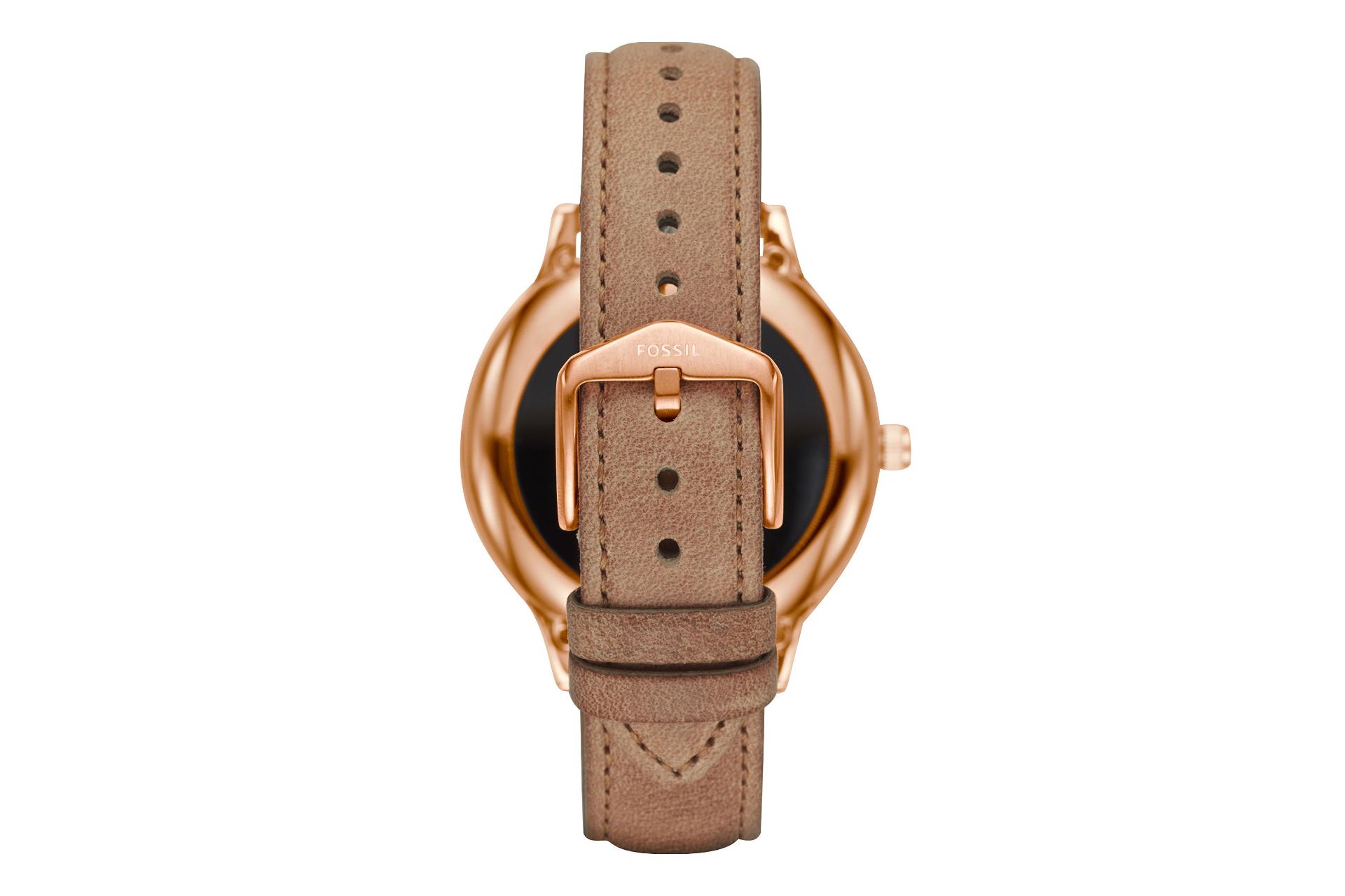 نمای پشت اسمارت واچ فسیل هیبرید نسخه Gen 3 Venture رزگلد