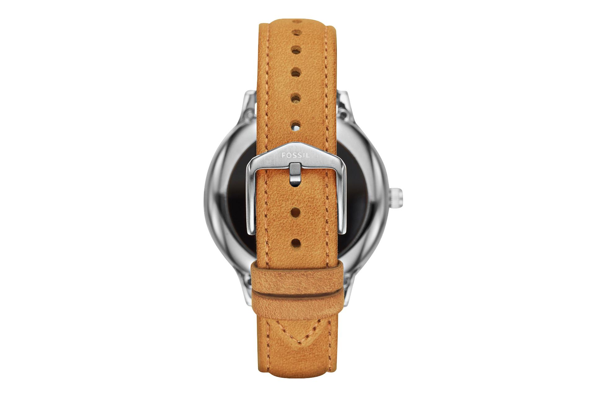 نمای پشت اسمارت واچ فسیل هیبرید نسخه Gen 3 Venture نقره‌ای