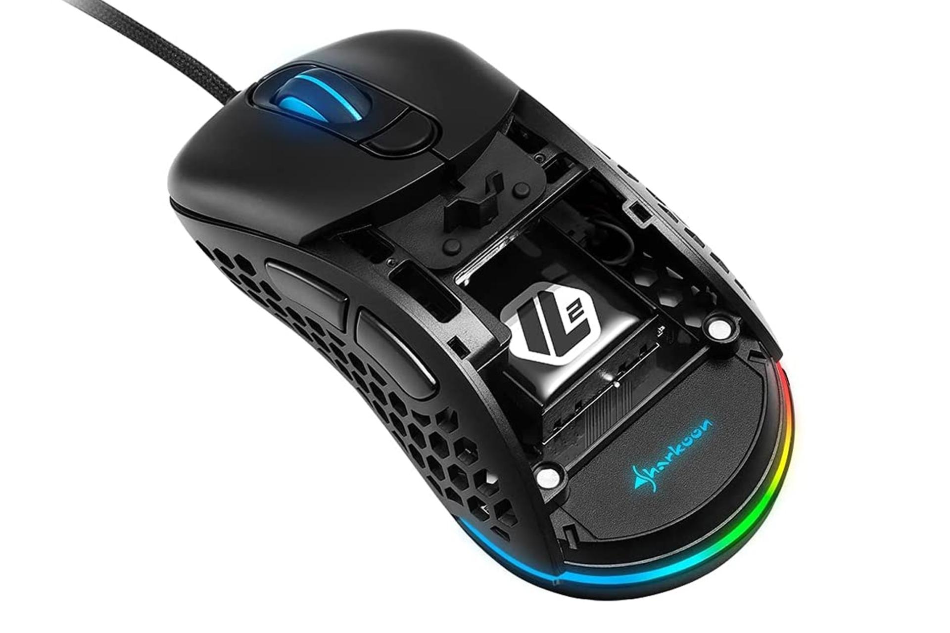 نمای بالا ماوس گیمینگ شارکن Light 200 