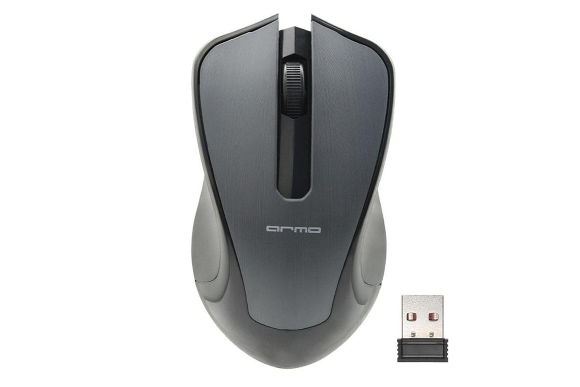 ماوس بی سیم آرمو M21 WS مشکی همراه دانگل