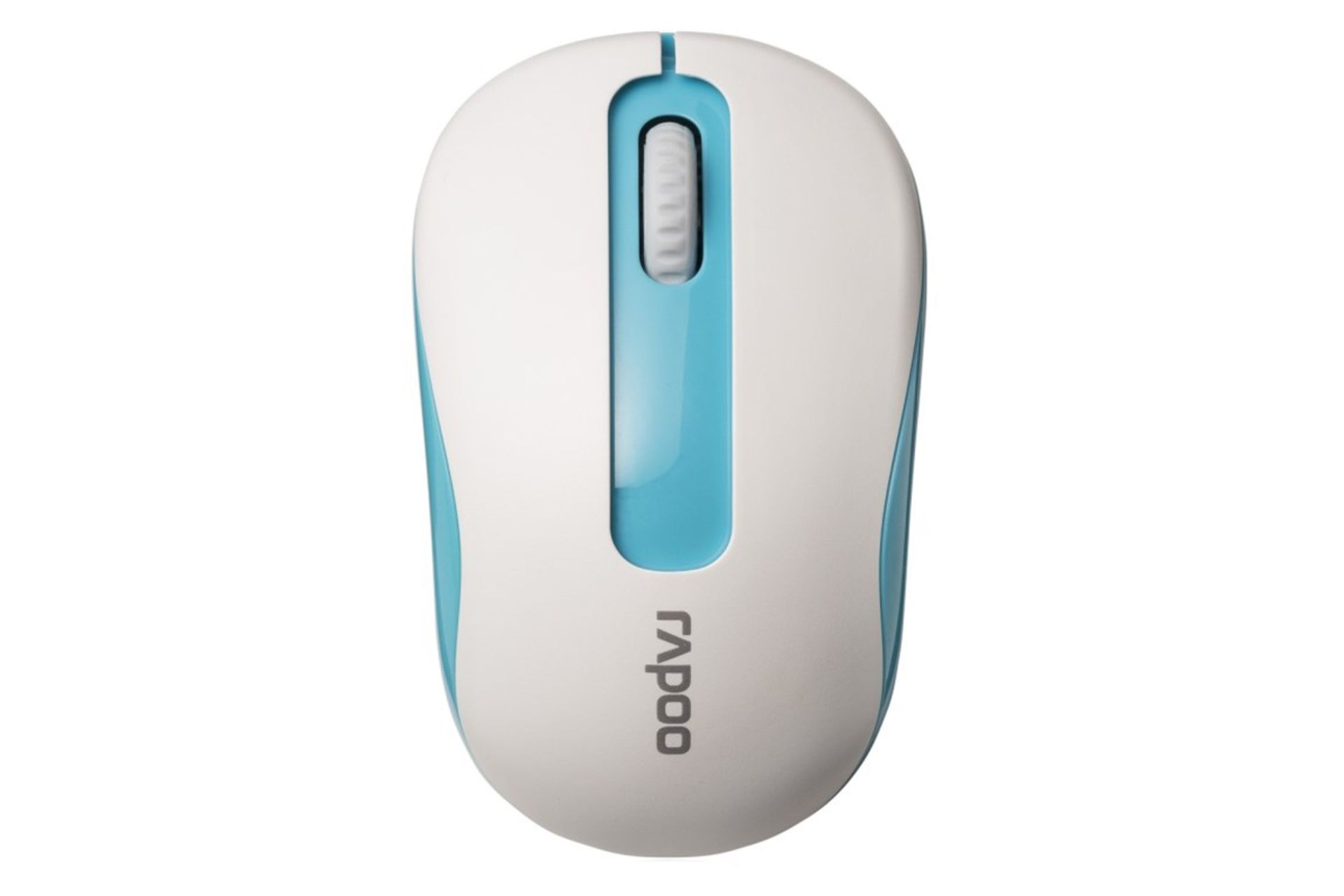 نمای روبرو ماوس بی سیم رپو M10 آبی