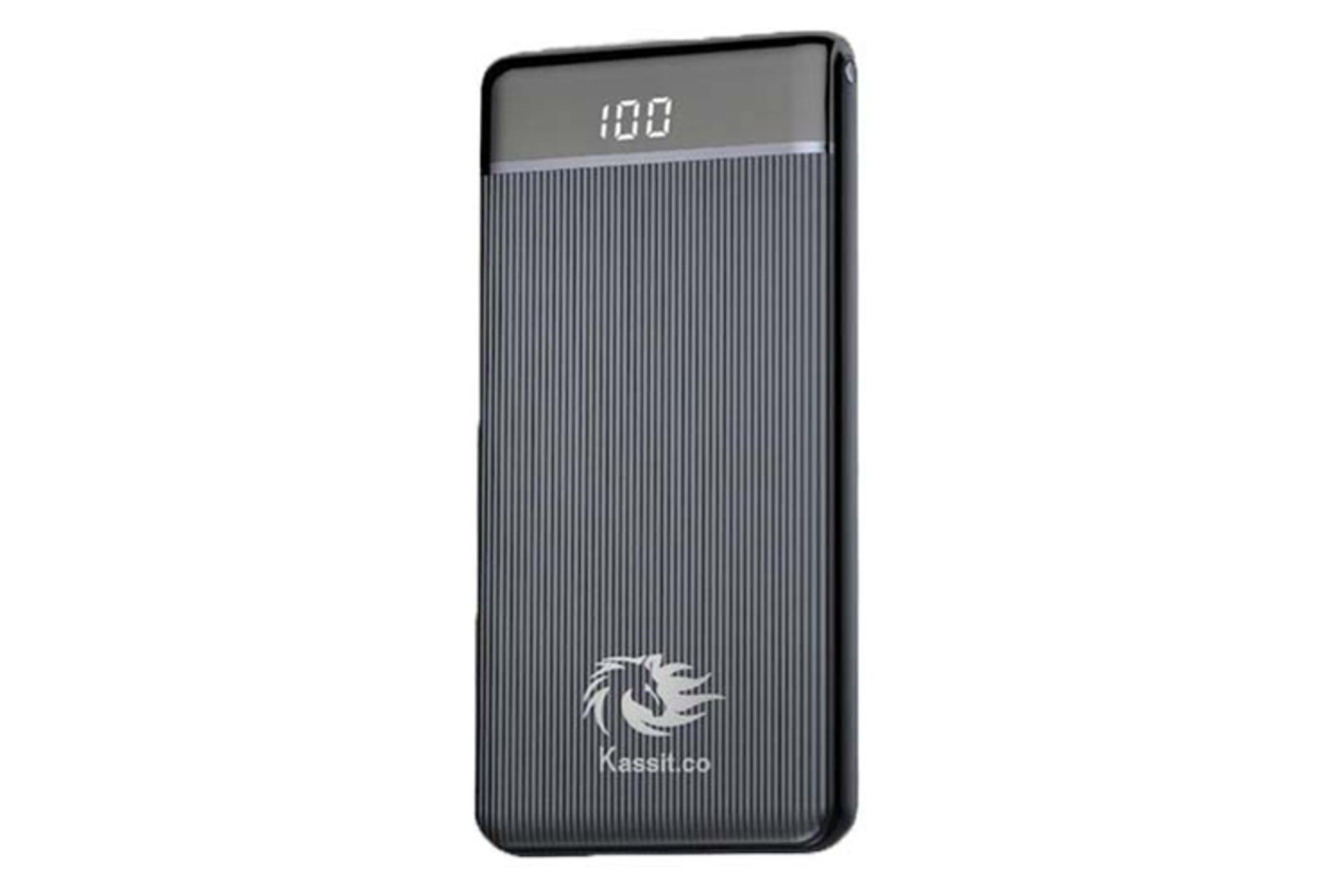 نمای روبرو پاور بانک کاسیت Y20 مشکی