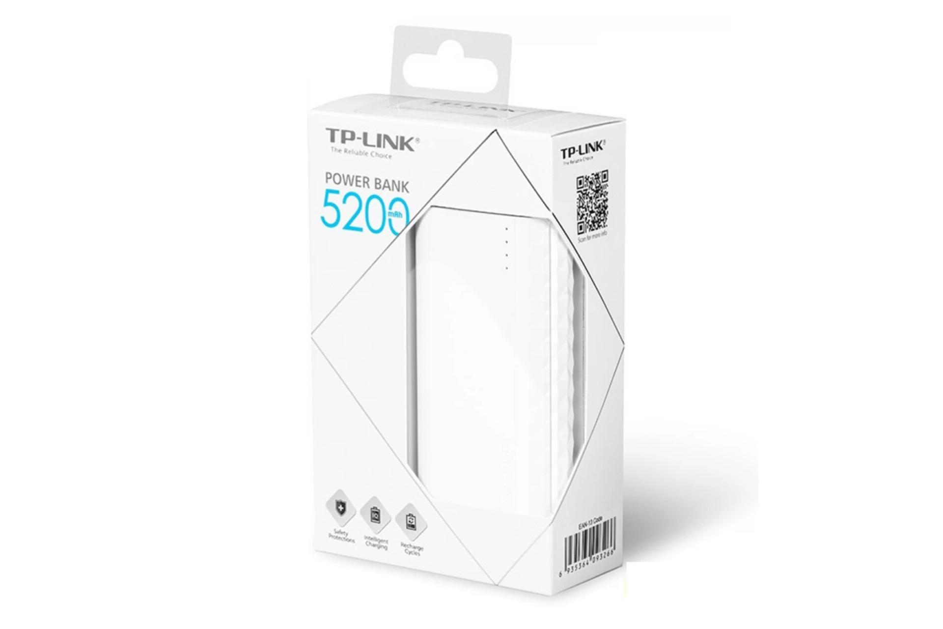 نمای جعبه پاوربانک تی پی لینک TL-PB5200