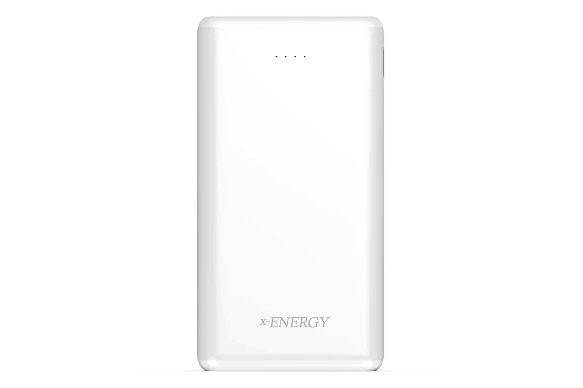 نمای روبرو پاوربانک ایکس انرژی X-90 سفید