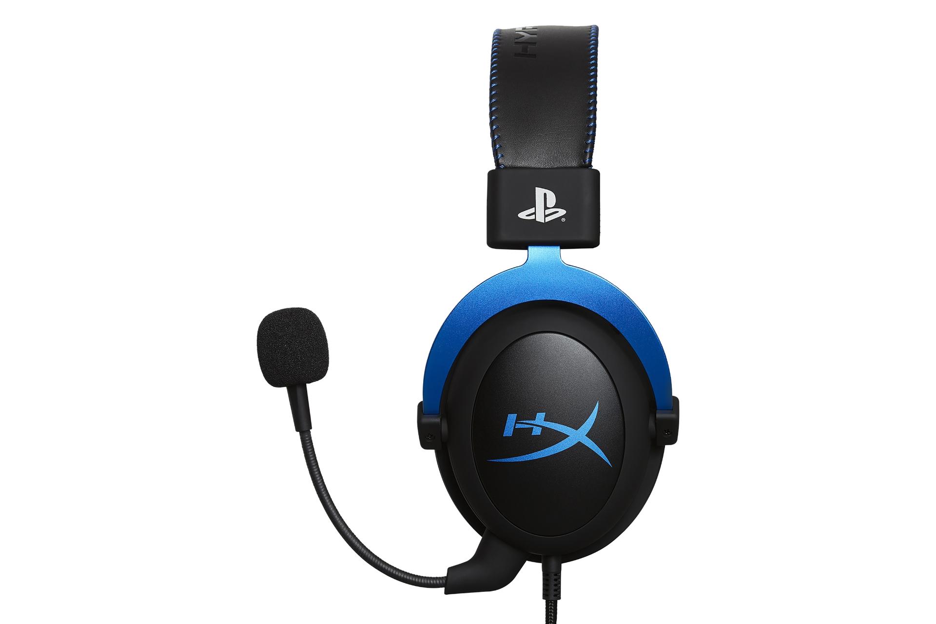 نمای جانبی هدست گیمینگ هایپر ایکس Cloud برای پلی استیشن HyperX Cloud for PS5 and PS4