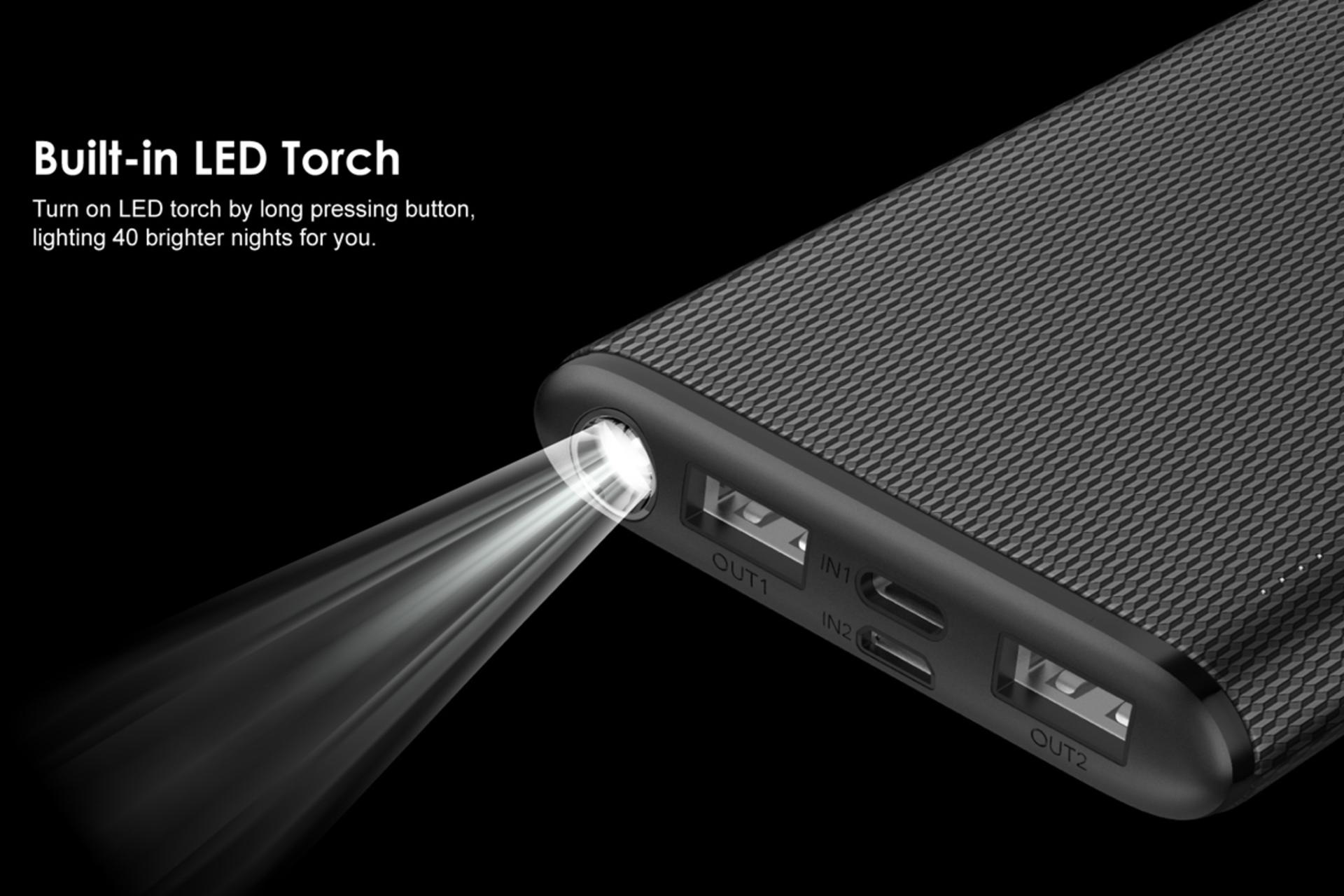 نور LED پاور بانک اورایمو Toast 10 Lite