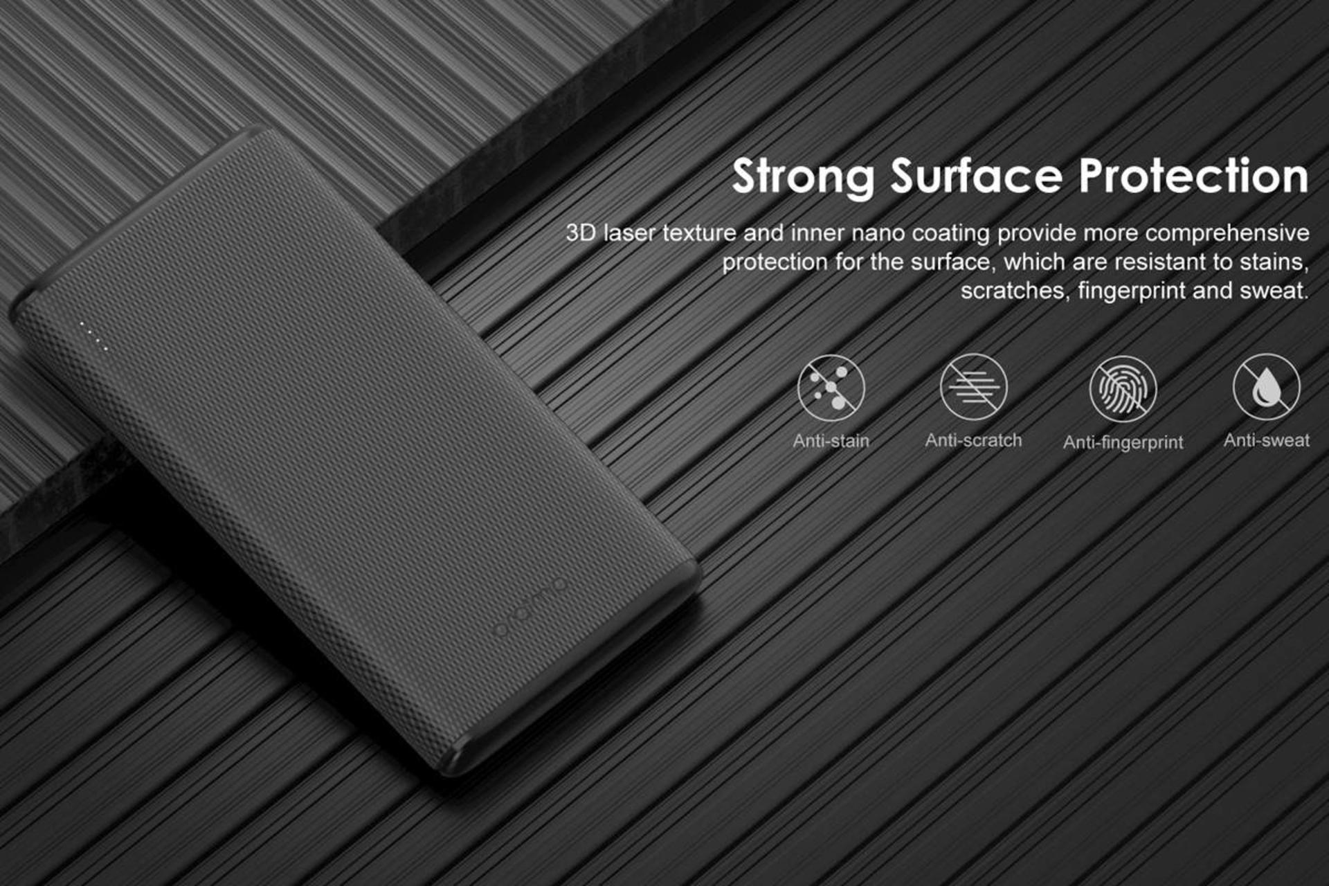 امنیت پاور بانک اورایمو Toast 10 Lite