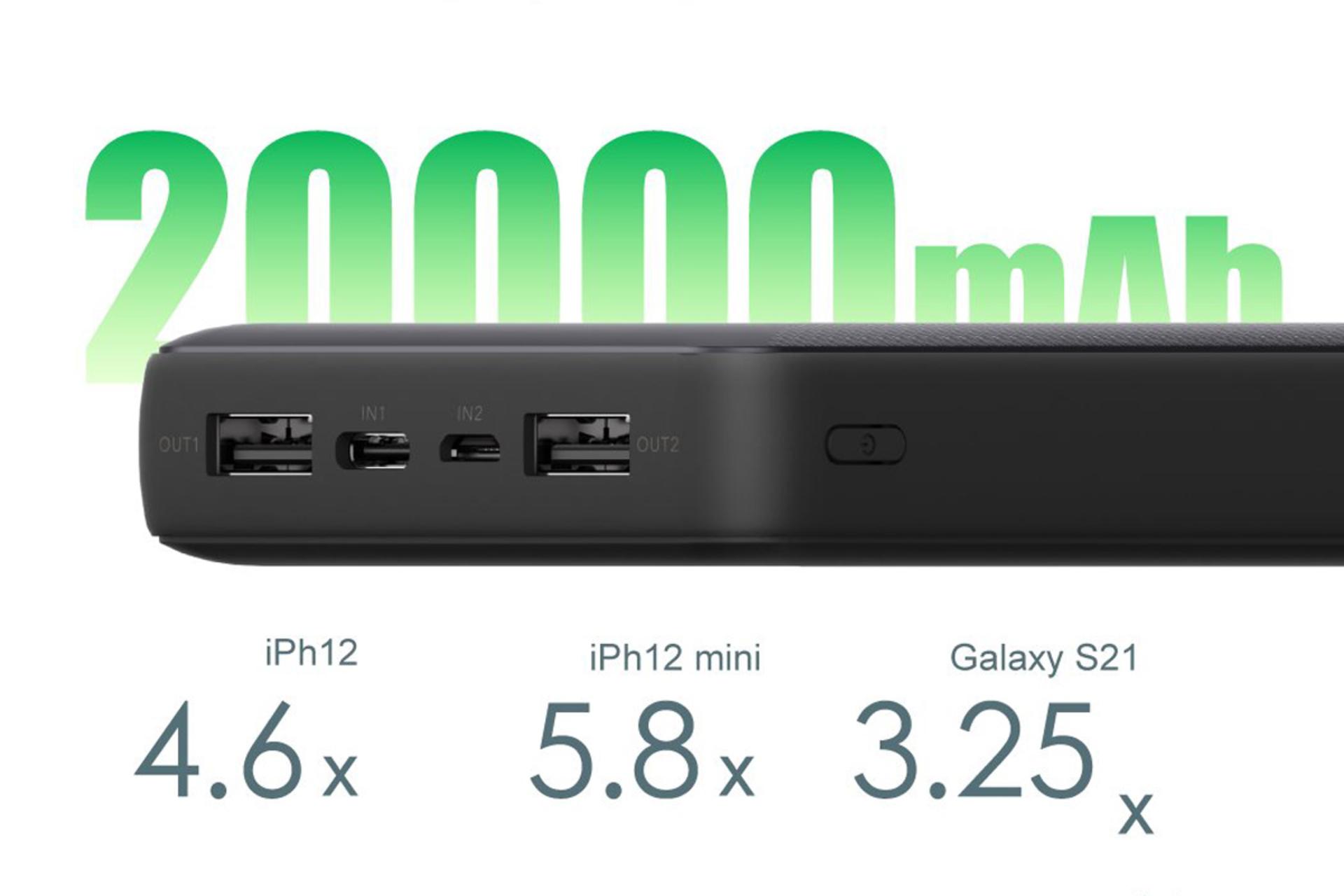 شارژدهی پاور بانک اورایمو Pilot