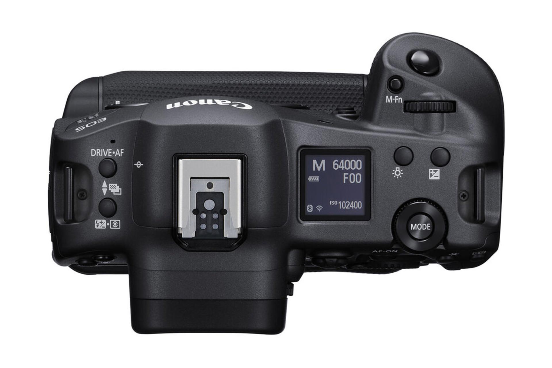 نمای بالا دوربین کانن Canon EOS R3