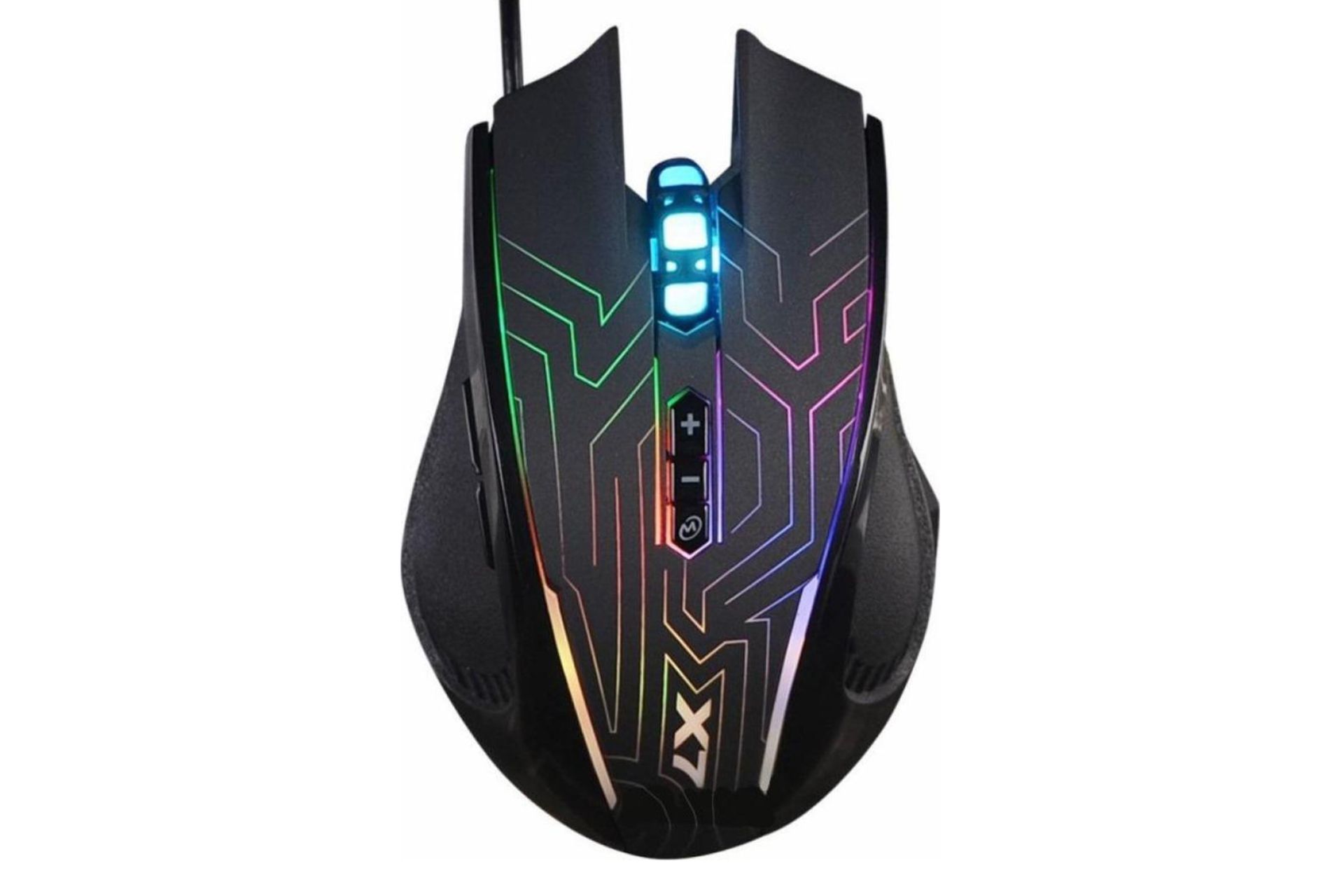 نمای جلوماوس گیمینگ ایفورتک X87 Oscar Neon