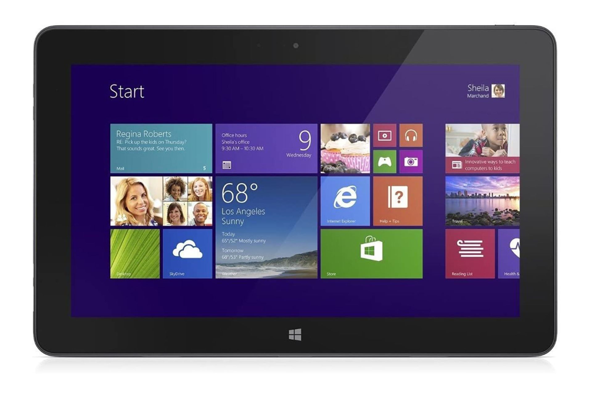 نمای تبلتی لپ تاپ دل Venue 11 پرو 7130