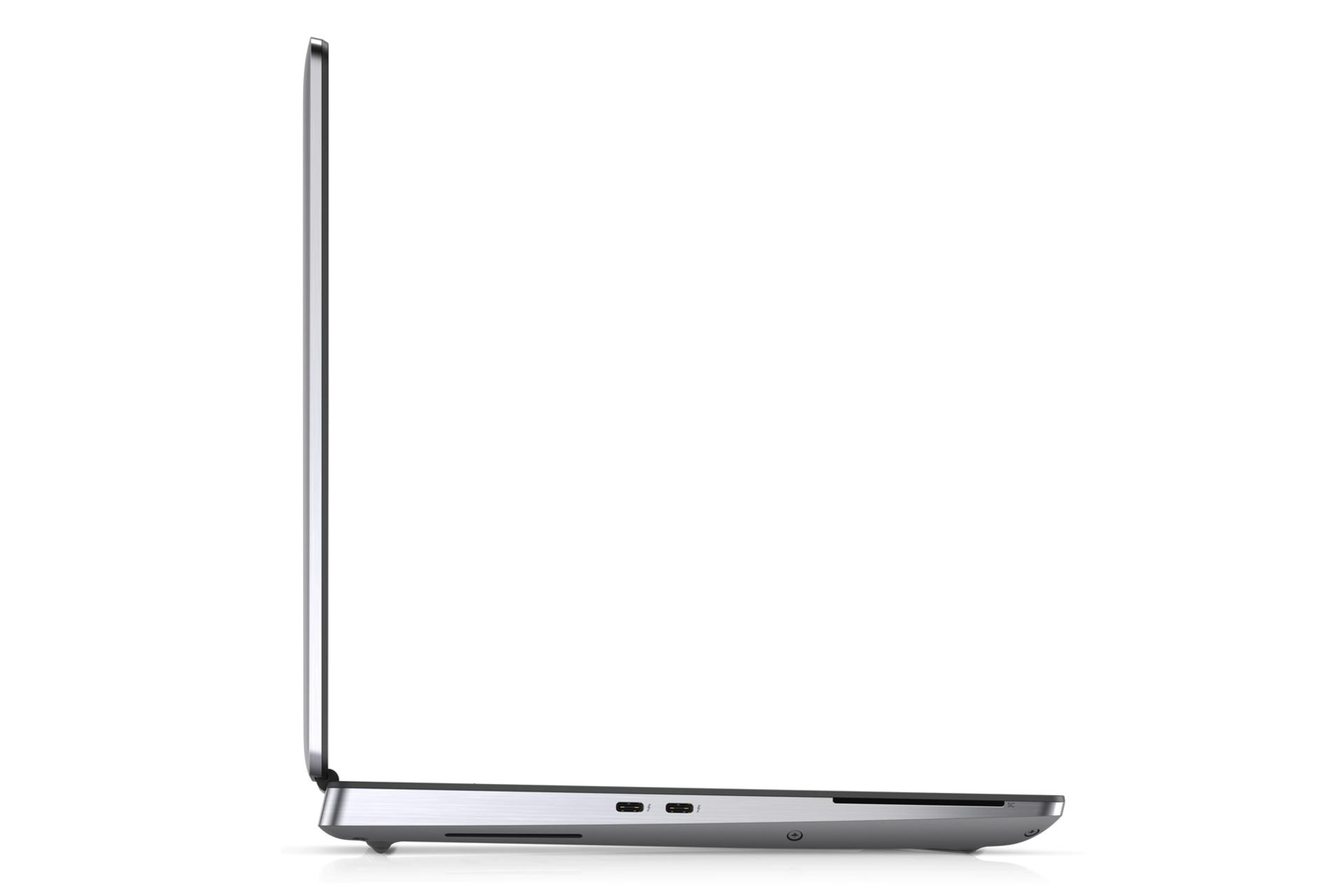 نمای کنار سمت چپ لپ تاپ دل Dell Precision 7550
