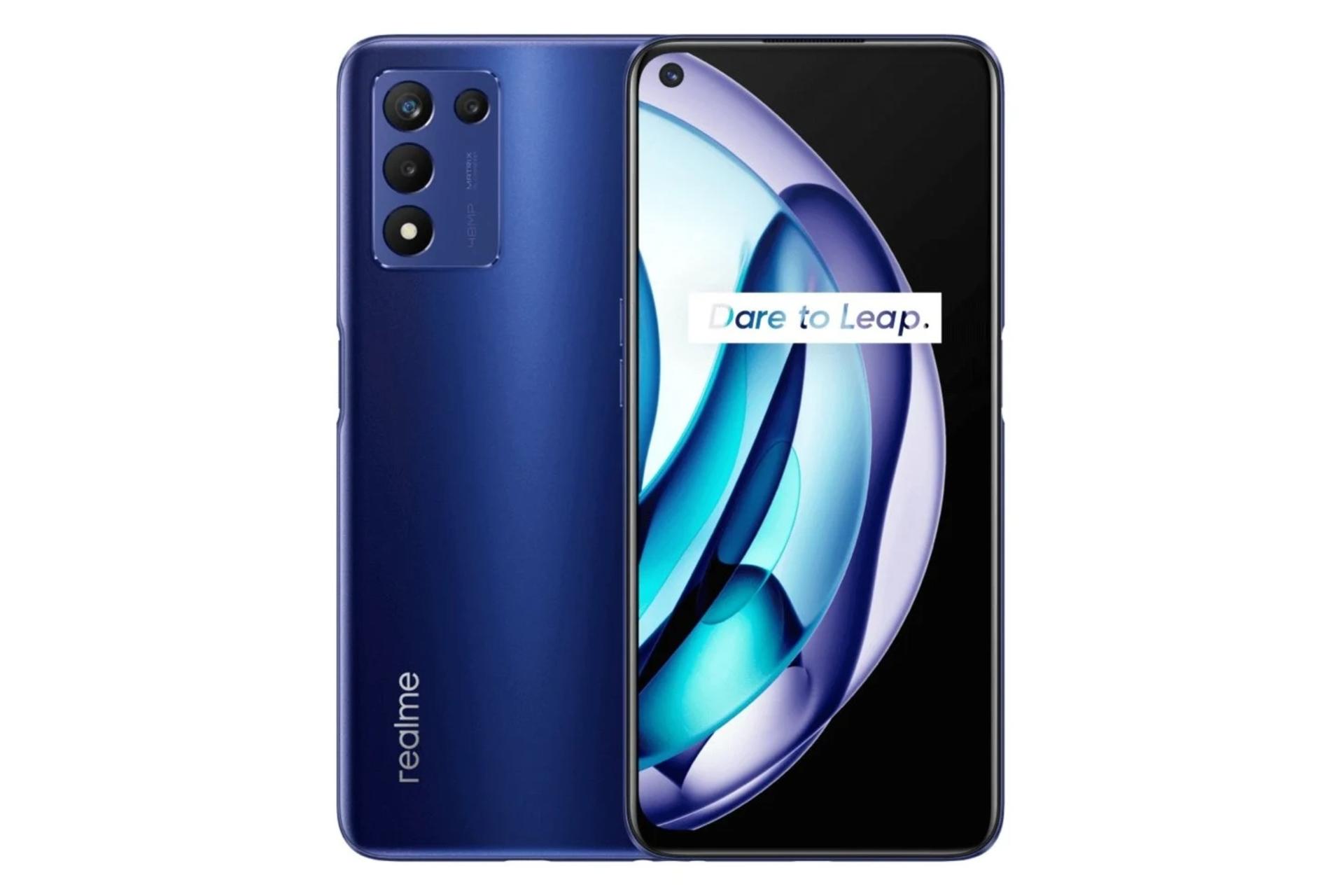 گوشی موبایل ریلمی Realme Q3s آبی تیره