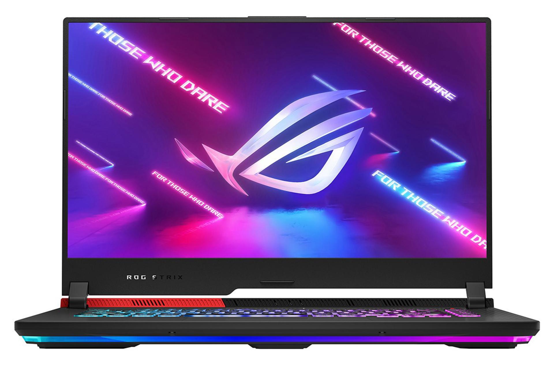 لپ تاپ ASUS ROG Strix G513IH ایسوس نمای جلو و نمایشگر