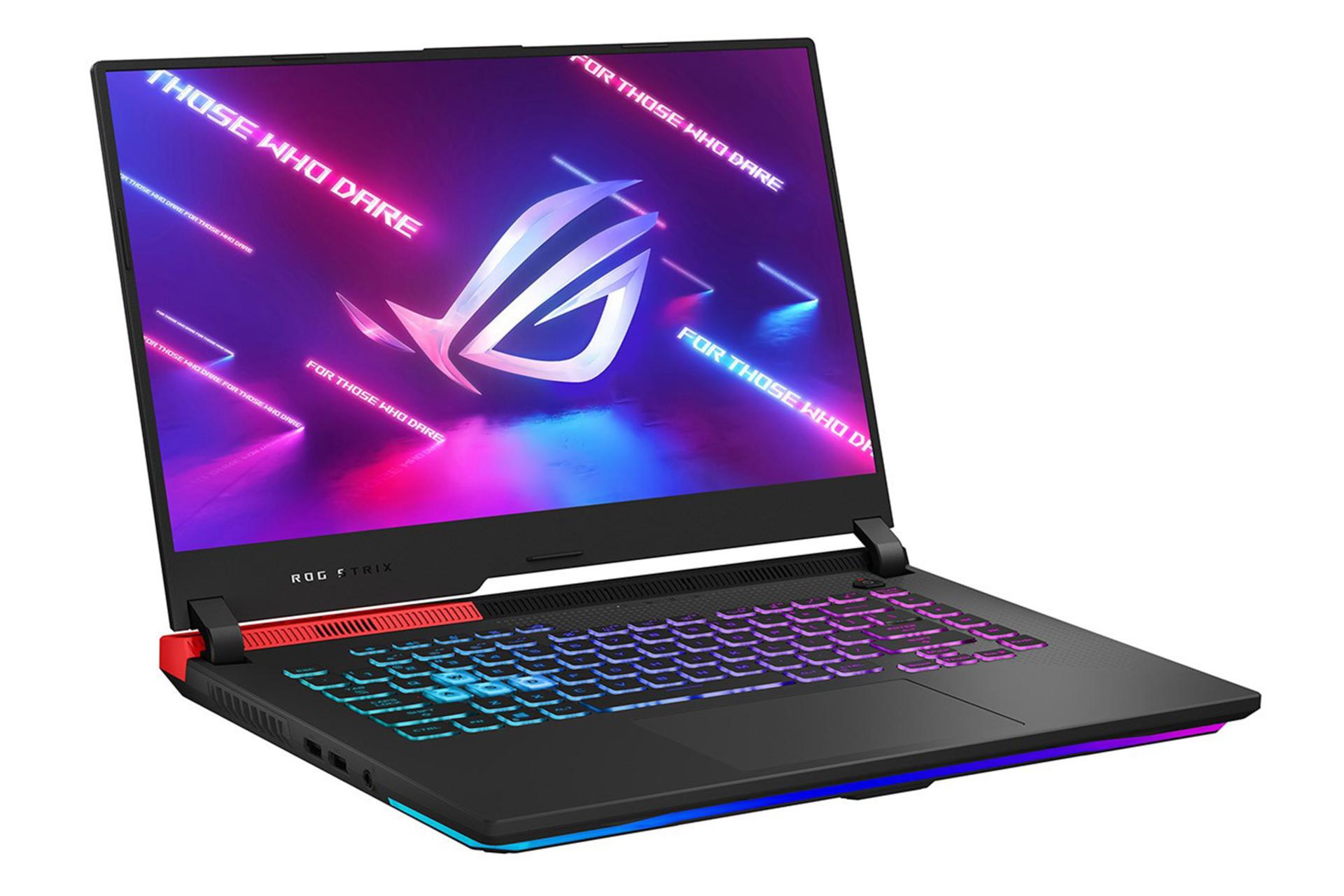 نمای نیم رخ لپ تاپ ASUS ROG Strix G513IH ایسوس