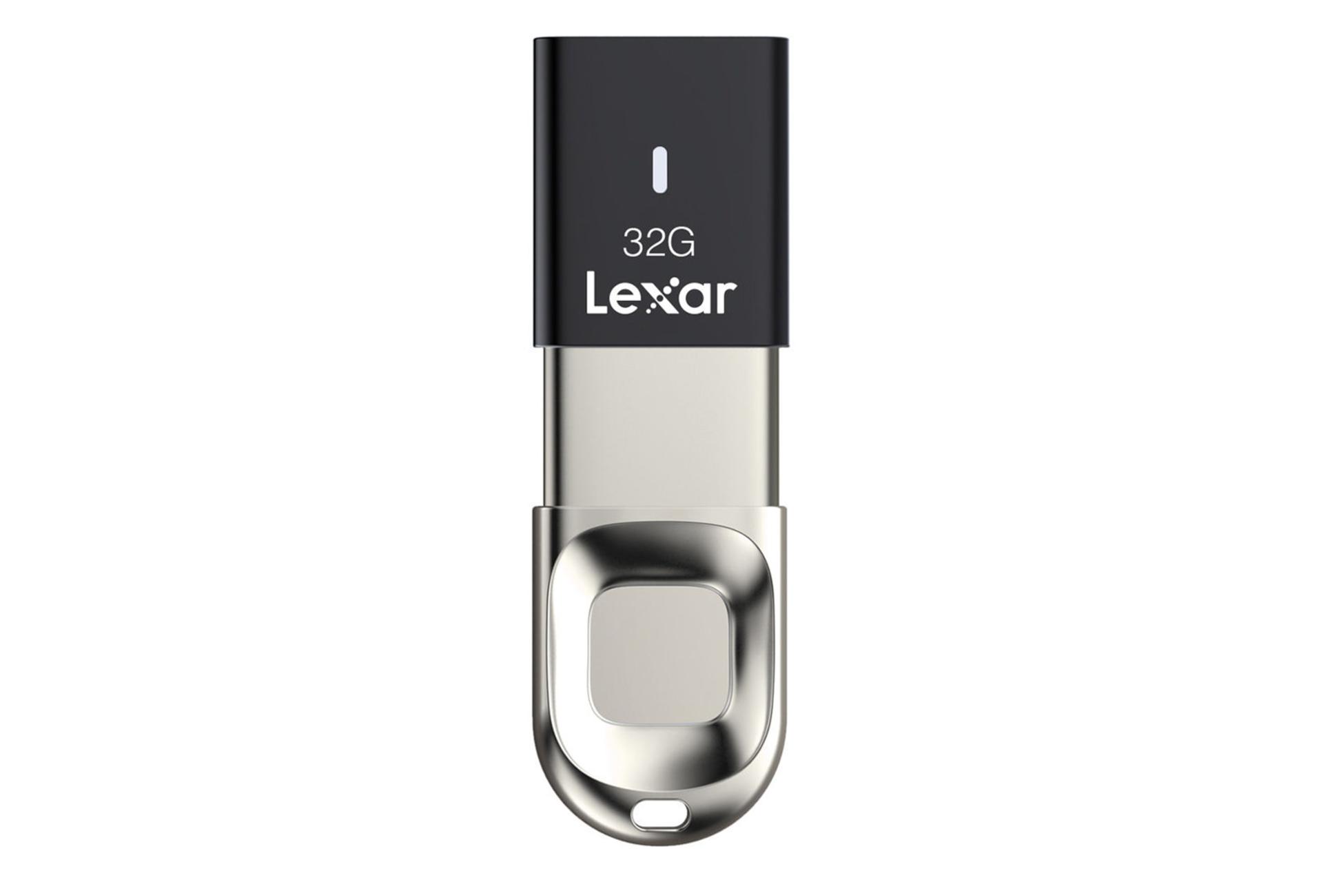 لکسار مدل JumpDrive Fingerprint F35 ظرفیت 32 گیگابایت بسته