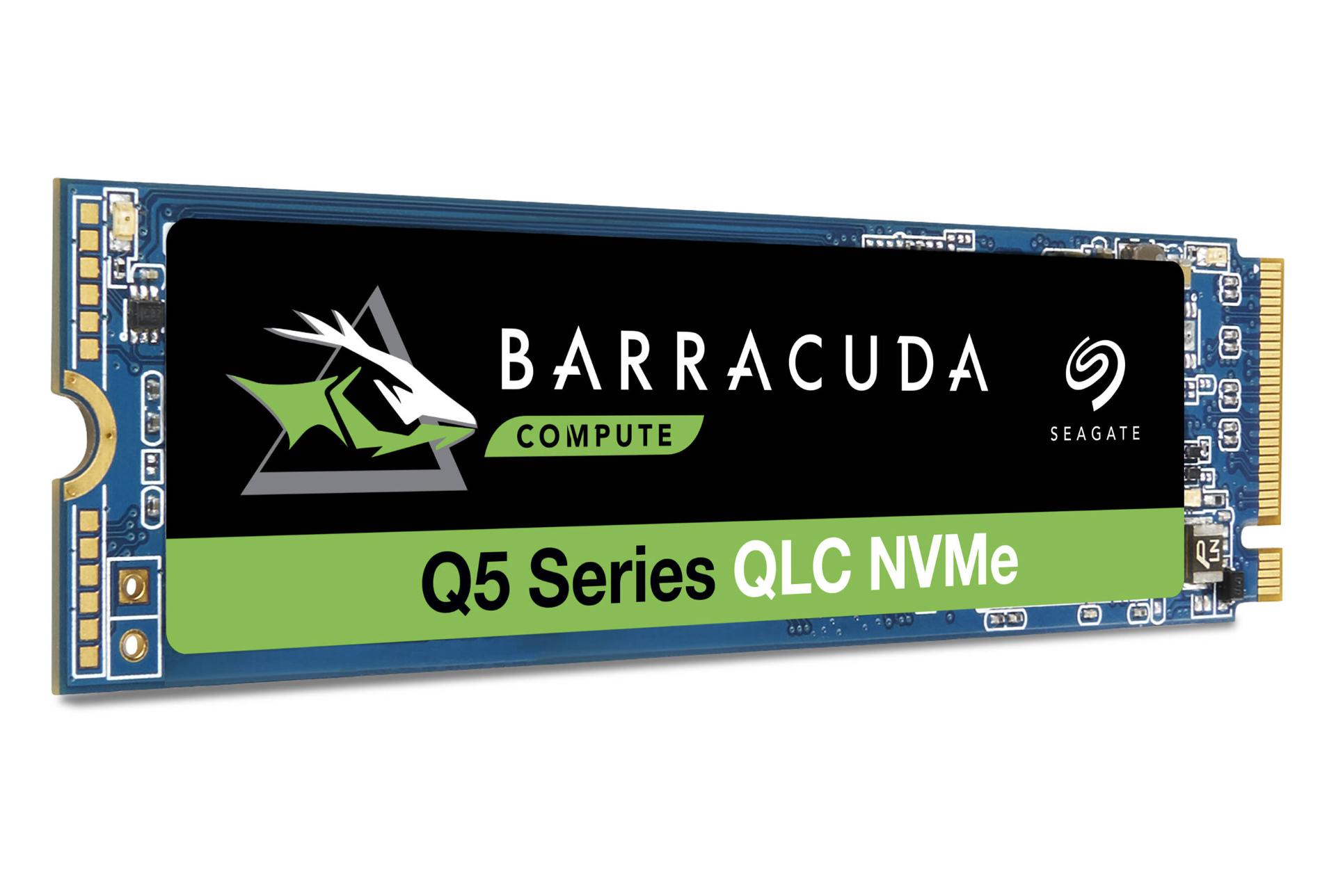 نمای راست SSD سیگیت BarraCuda Q5 NVMe M.2 ظرفیت 2 ترابایت