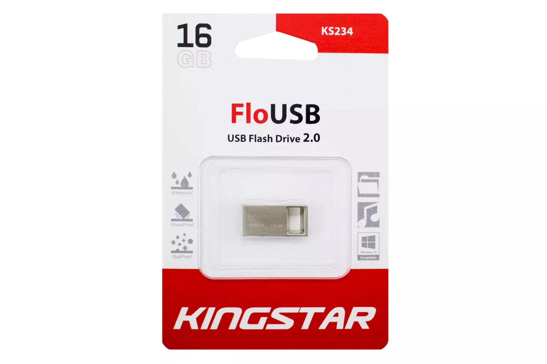 جعبه فلش مموری کینگ‌ استار مدل Flo KS234 ظرفیت 16 گیگابایت