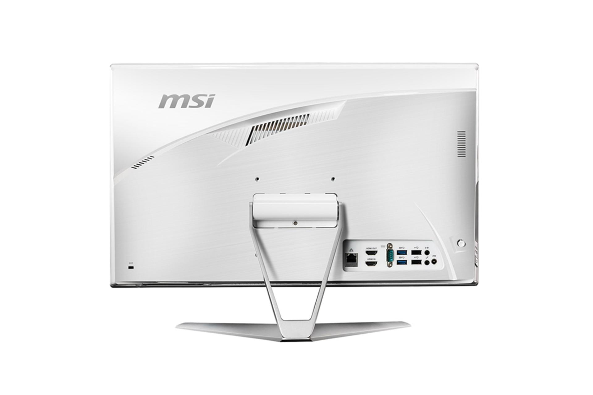 درگاه های پشت کامپیوتر آل این وان All in One MSI Pro 22X 10M Core i7