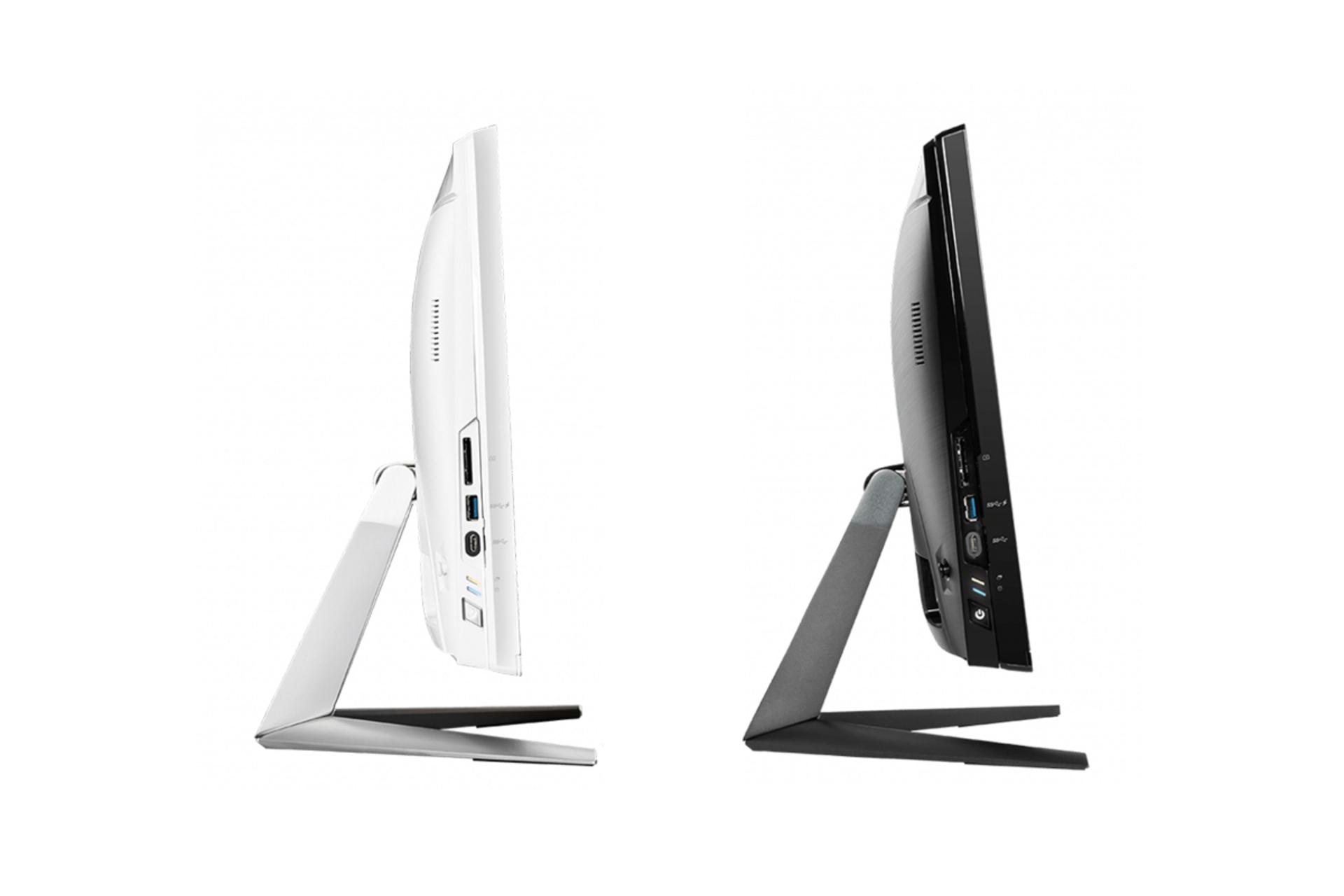نمای چپ کامپیوتر آل این وان All in One MSI Pro 22X 10M Core i7