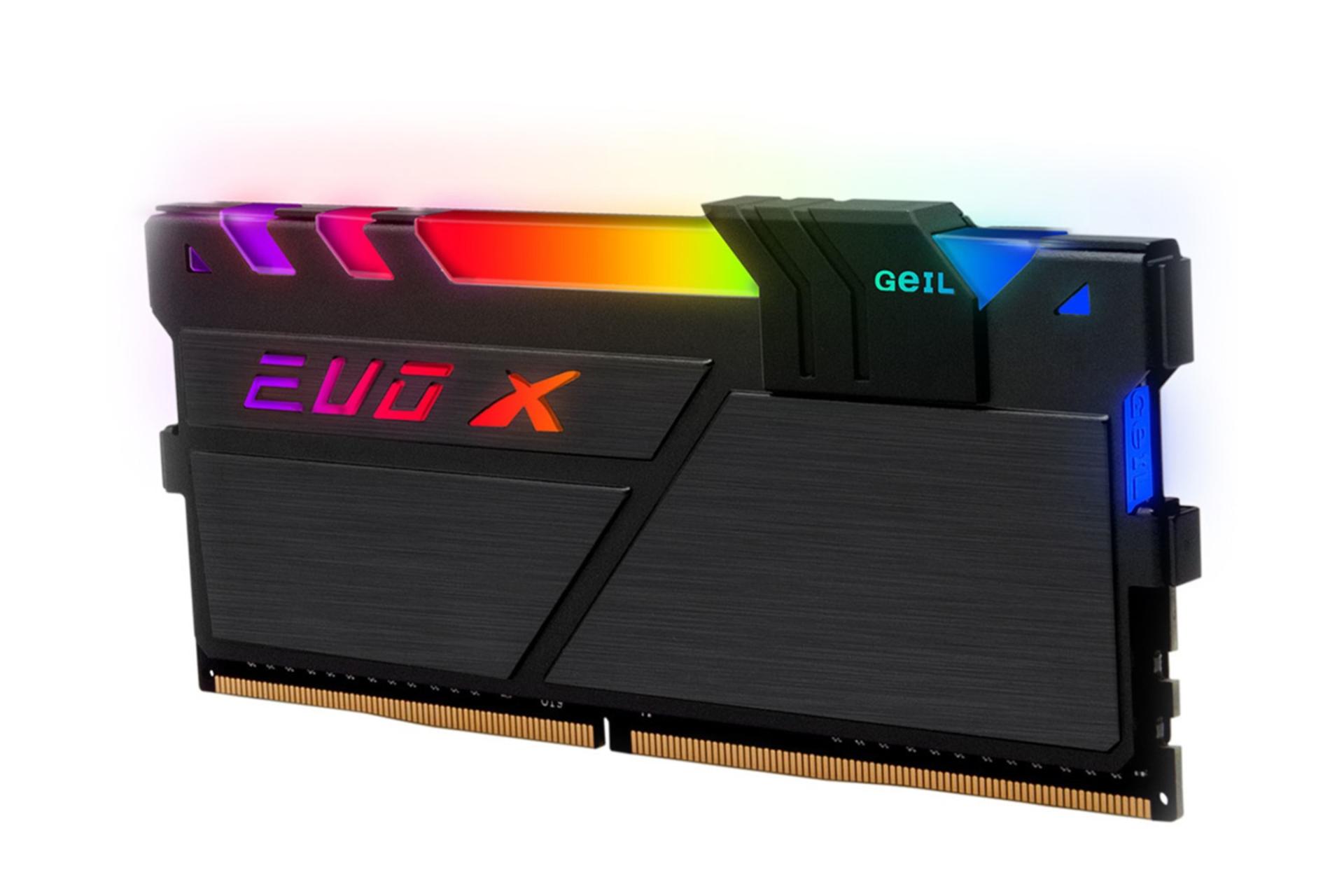 نمای کناری رم گیل EVO X II ظرفیت 16 گیگابایت (2x8) از نوع DDR4-3600
