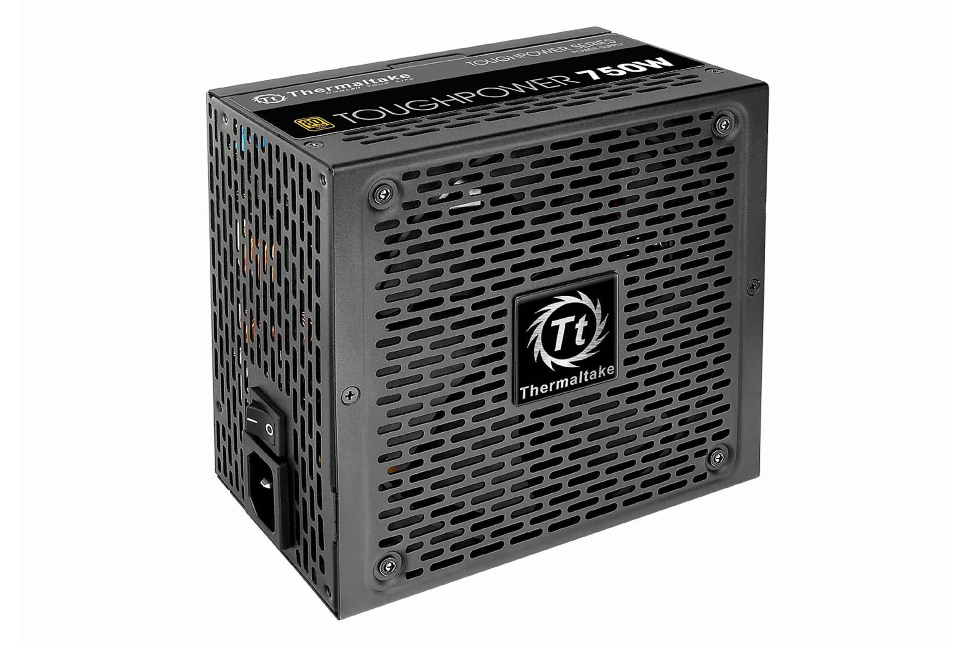 نمای ایستاده پاور کامپیوتر ترمالتیک Toughpower با توان 750 وات
