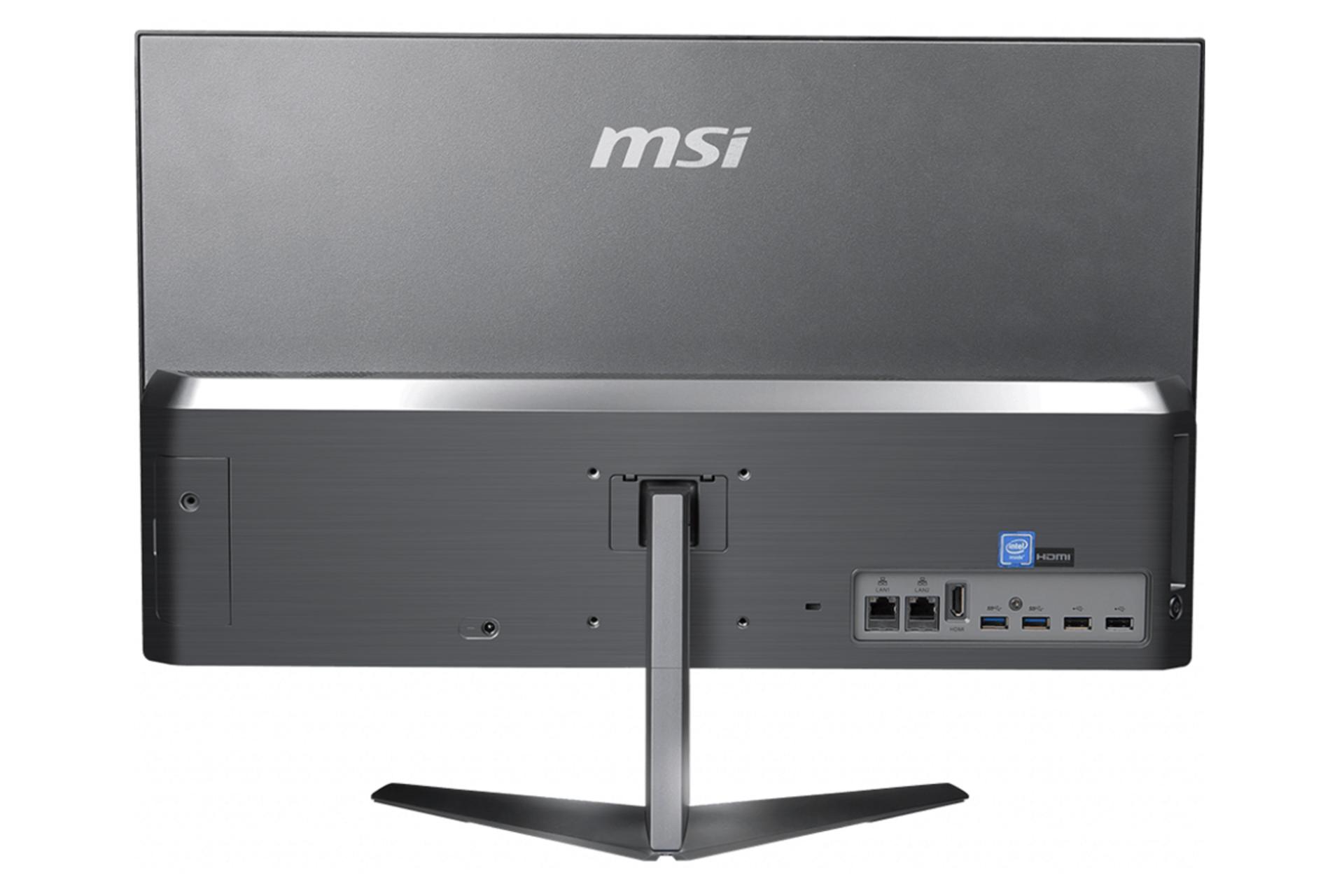 نمای پشت کامپیوتر آل این وان All in One MSI Pro 24X 7M