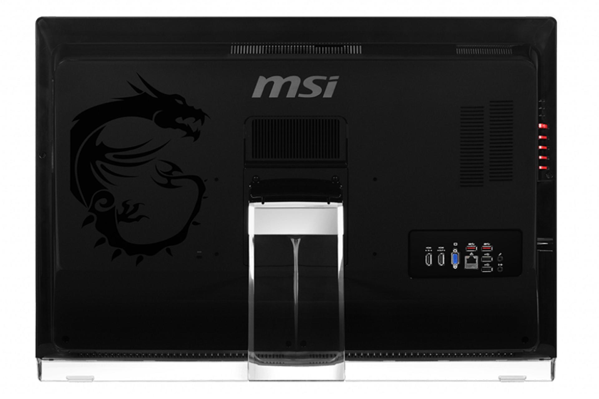 نمای پشت کامپیوتر آل این وان All in One MSI AG270 2PE Core i7