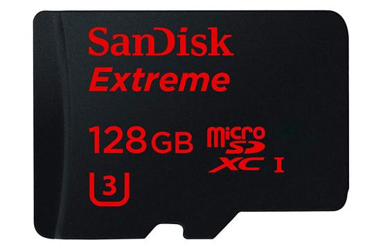 SanDisk Extreme microSDXC Class 10 UHS-I U3 128GB
