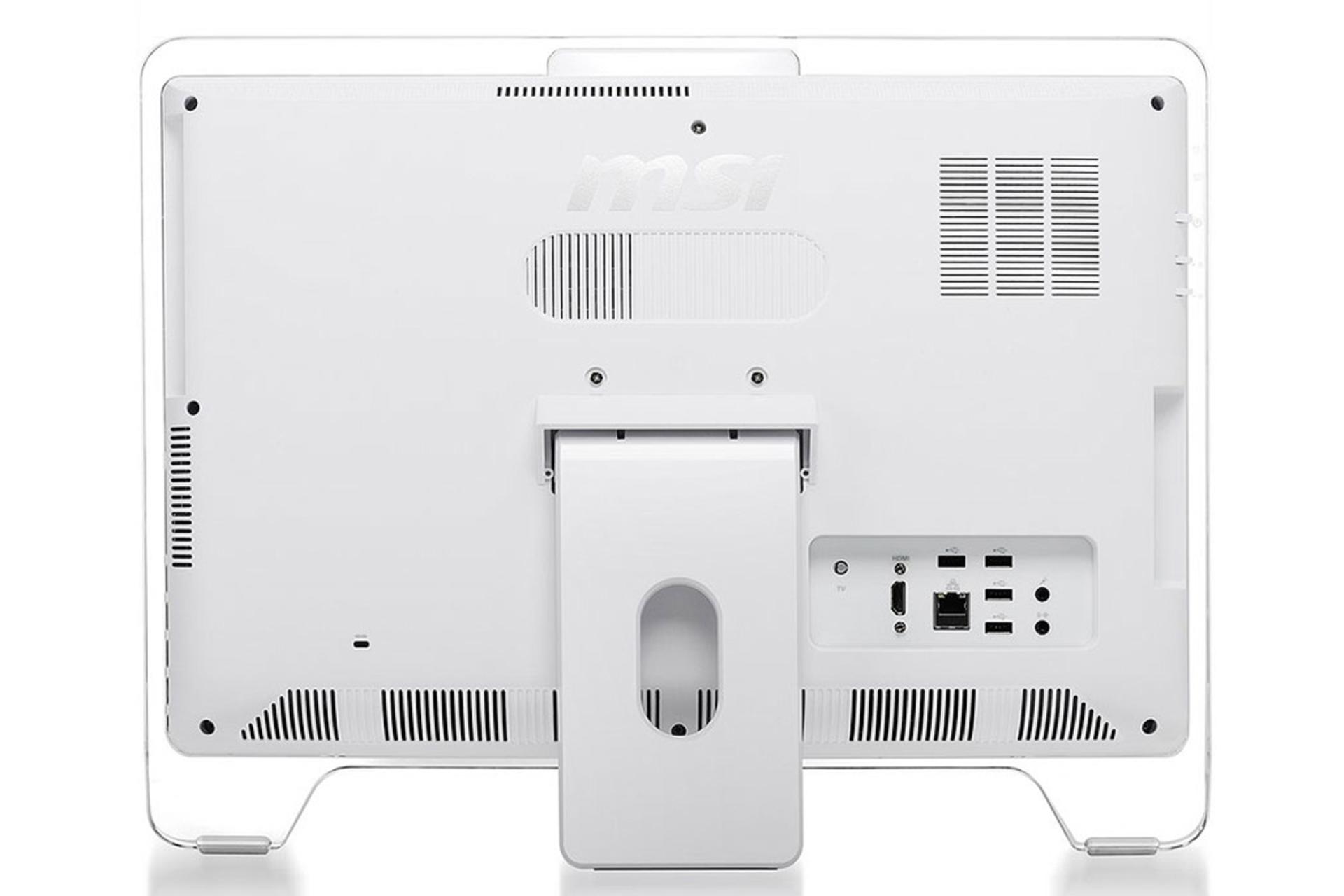 نمای پشت کامپیوتر آل این وان All in One MSI Wind Top AE2070 Core i3