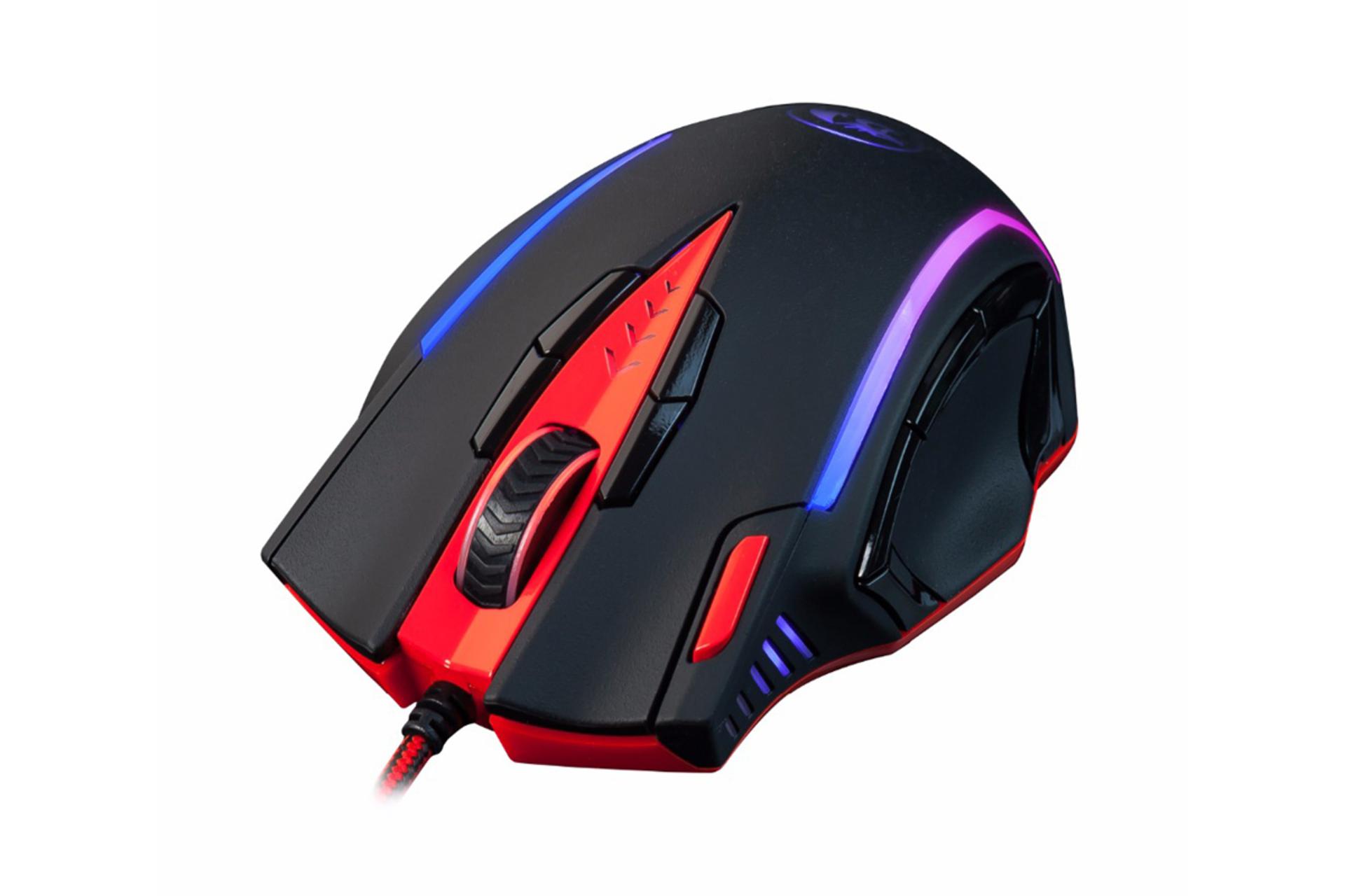 نمای چپ ماوس ردراگون M902 با نورپردازی