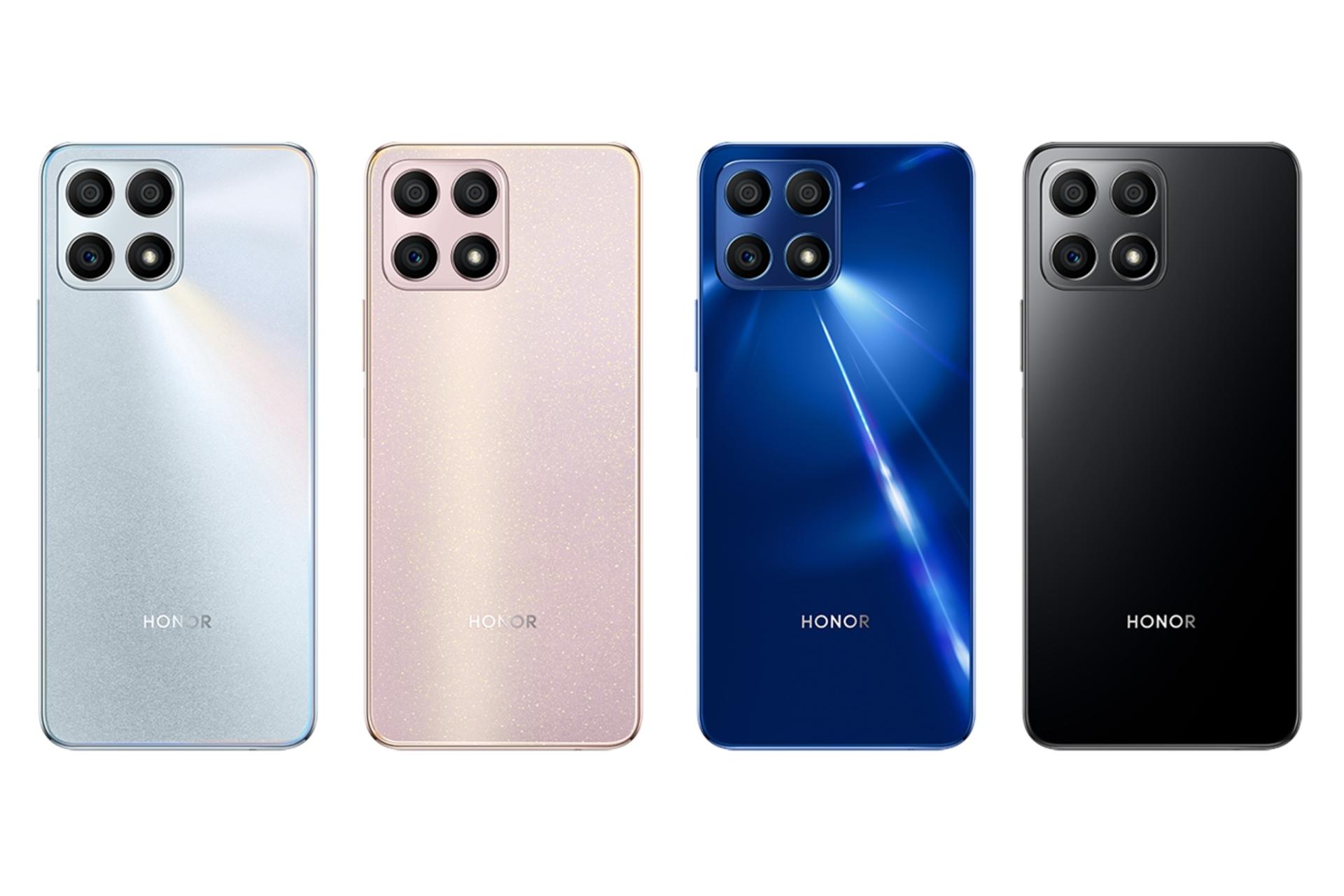 رنگ های مختلف گوشی موبایل آنر HONOR X30i