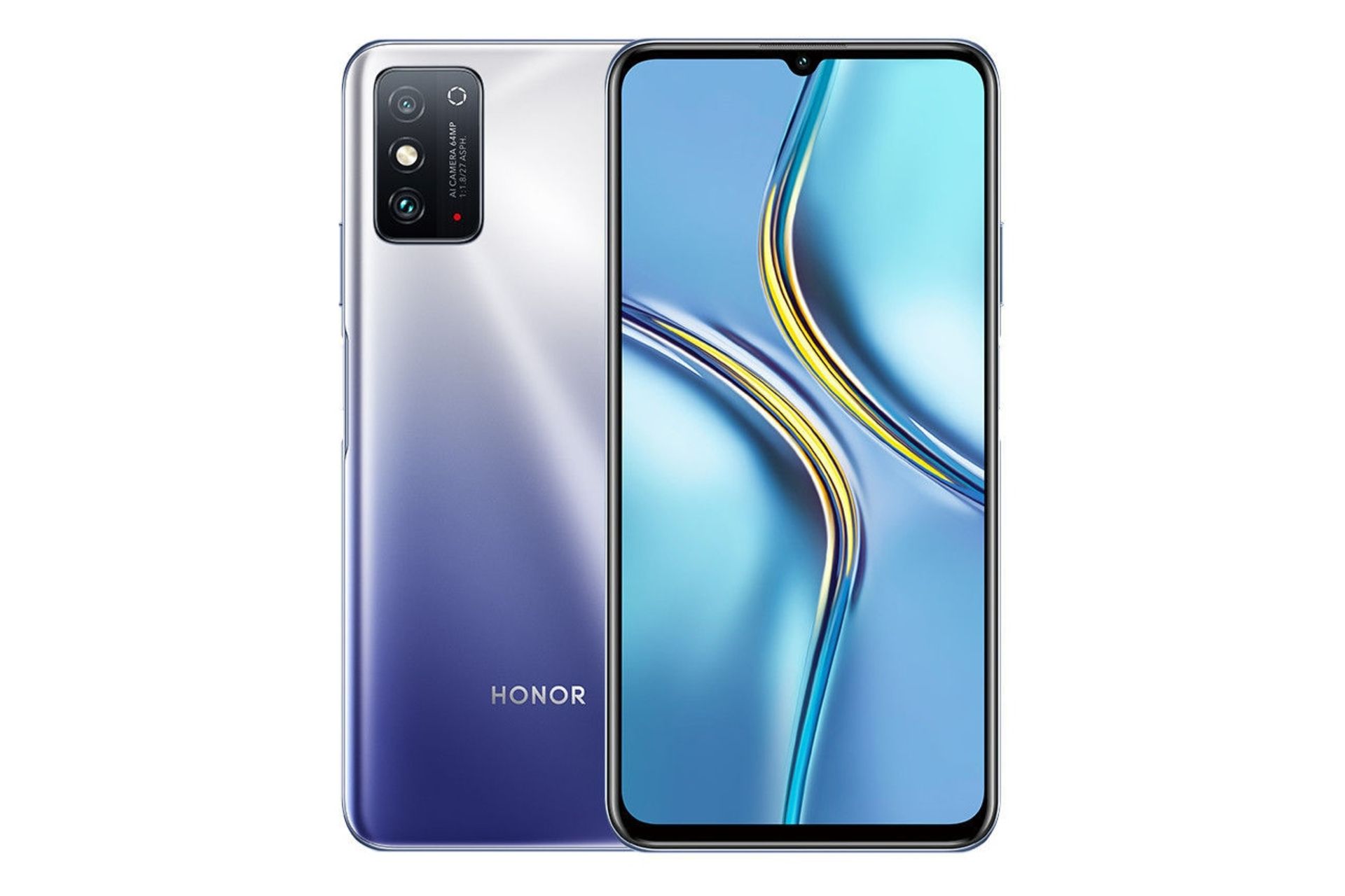 گوشی موبایل آنر X30 مکس / HONOR X30 Max نقره ای و بنفش