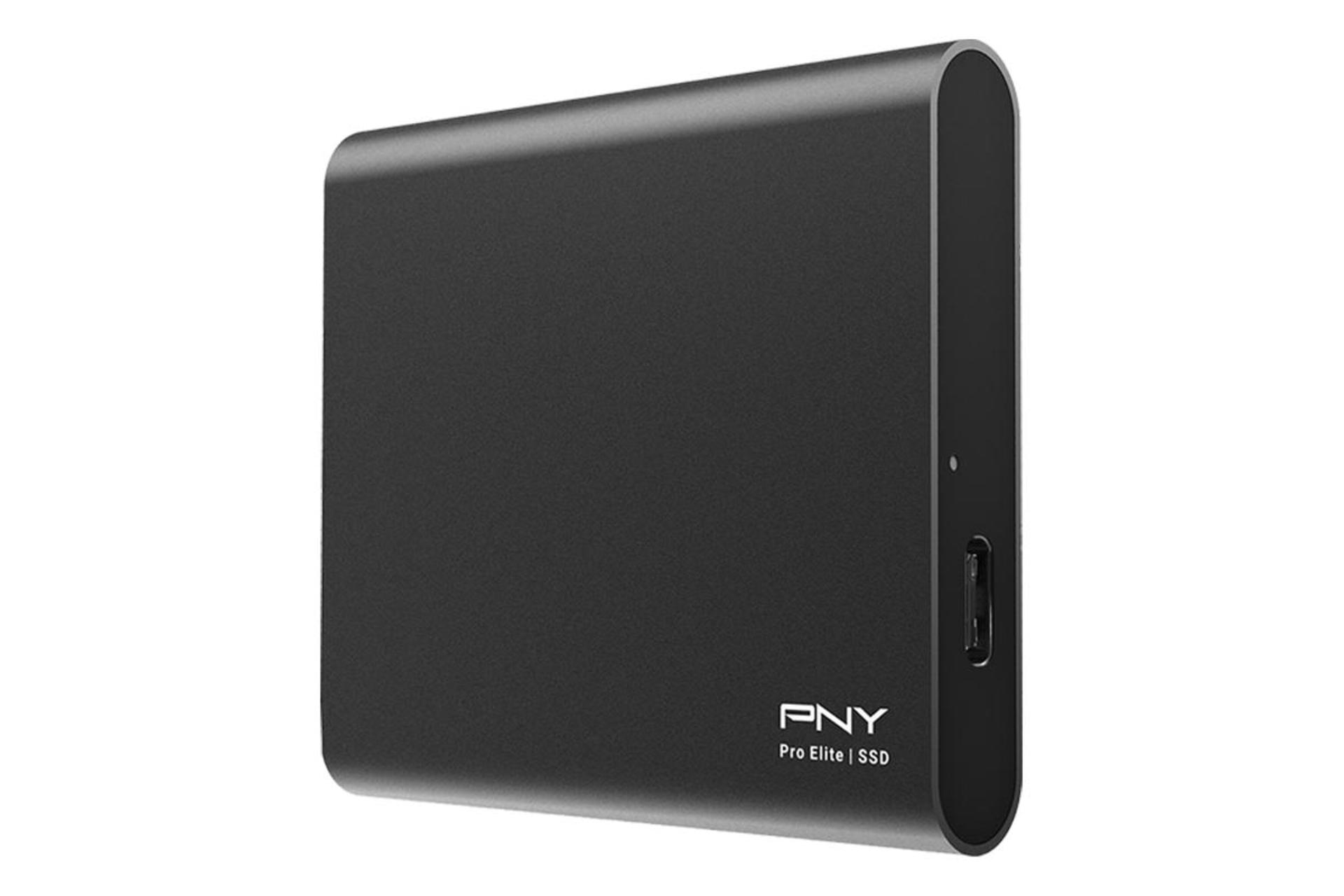 نمای راست SSD پی ان وای Pro Elite USB 3.1 Gen 2 ظرفیت 500 گیگابایت