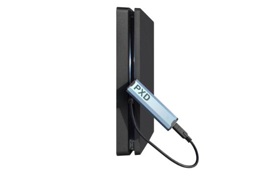 نمای اتصال SSD پاتریوت PXD NVMe M.2 ظرفیت 1 ترابایت به PS4