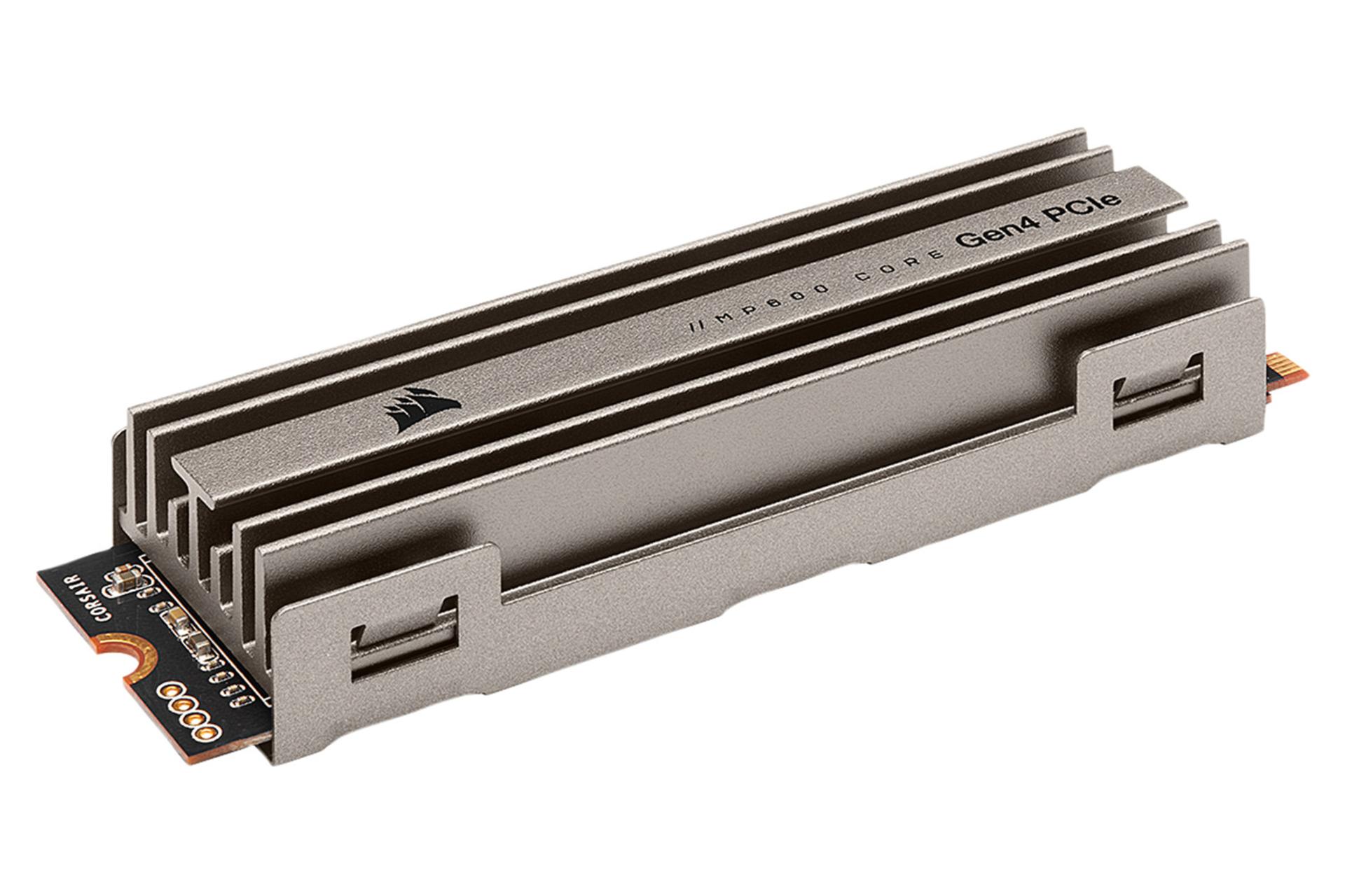 نمای چپ SSD کورسیر MP600 CORE Gen4 NVMe M.2 ظرفیت 2 ترابایت