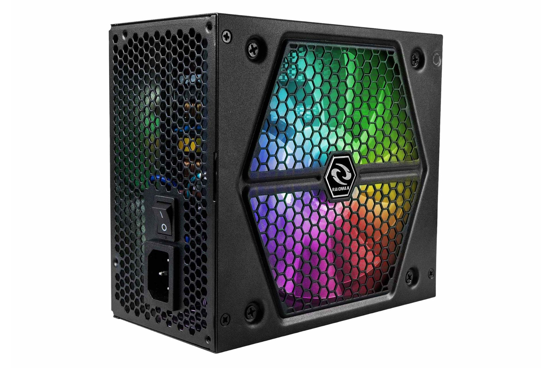 نمای ایستاده پاور کامپیوتر ریدمکس RX-735 AP-R با توان 735 وات