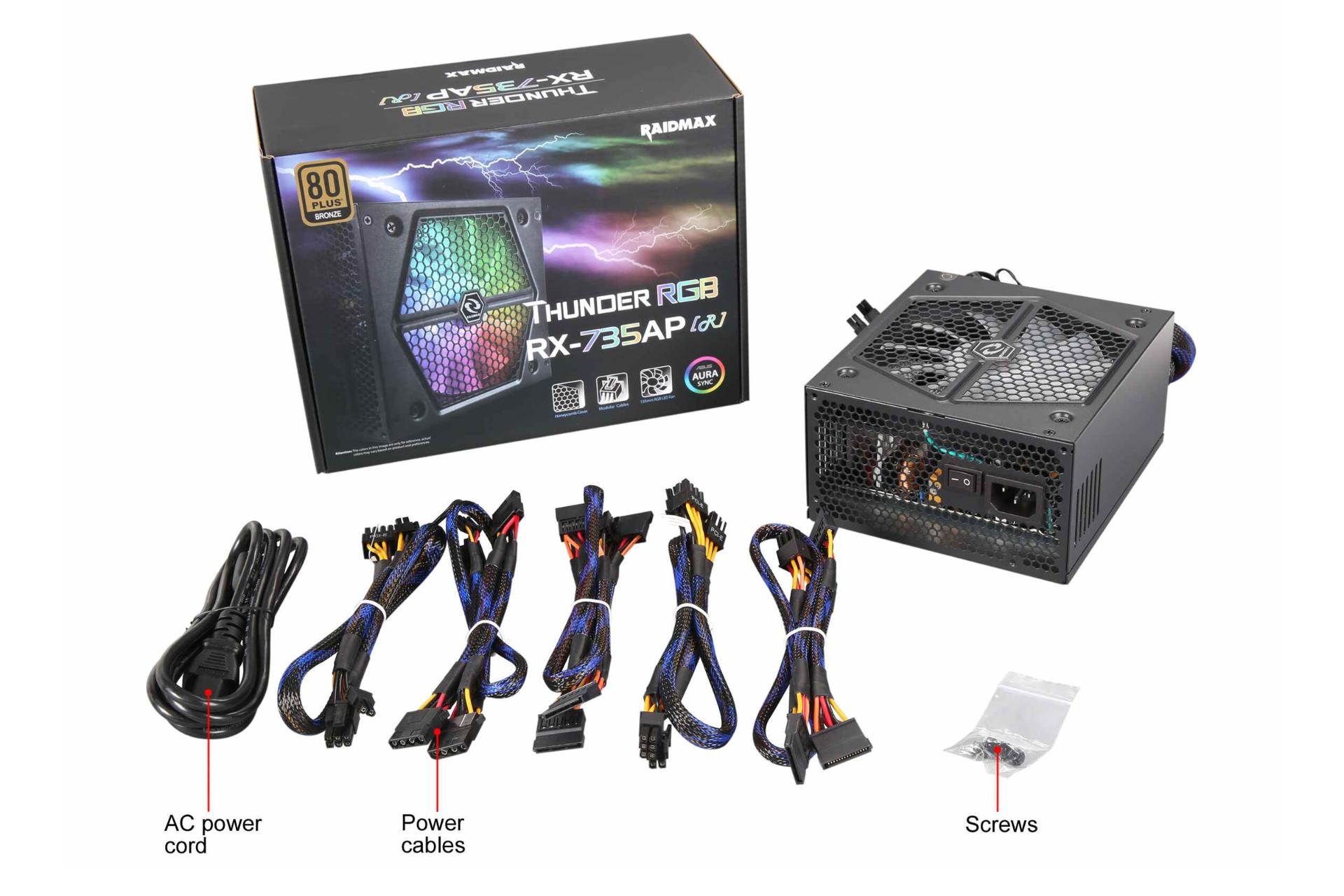 اقلام همراه پاور کامپیوتر ریدمکس RX-735 AP-R با توان 735 وات