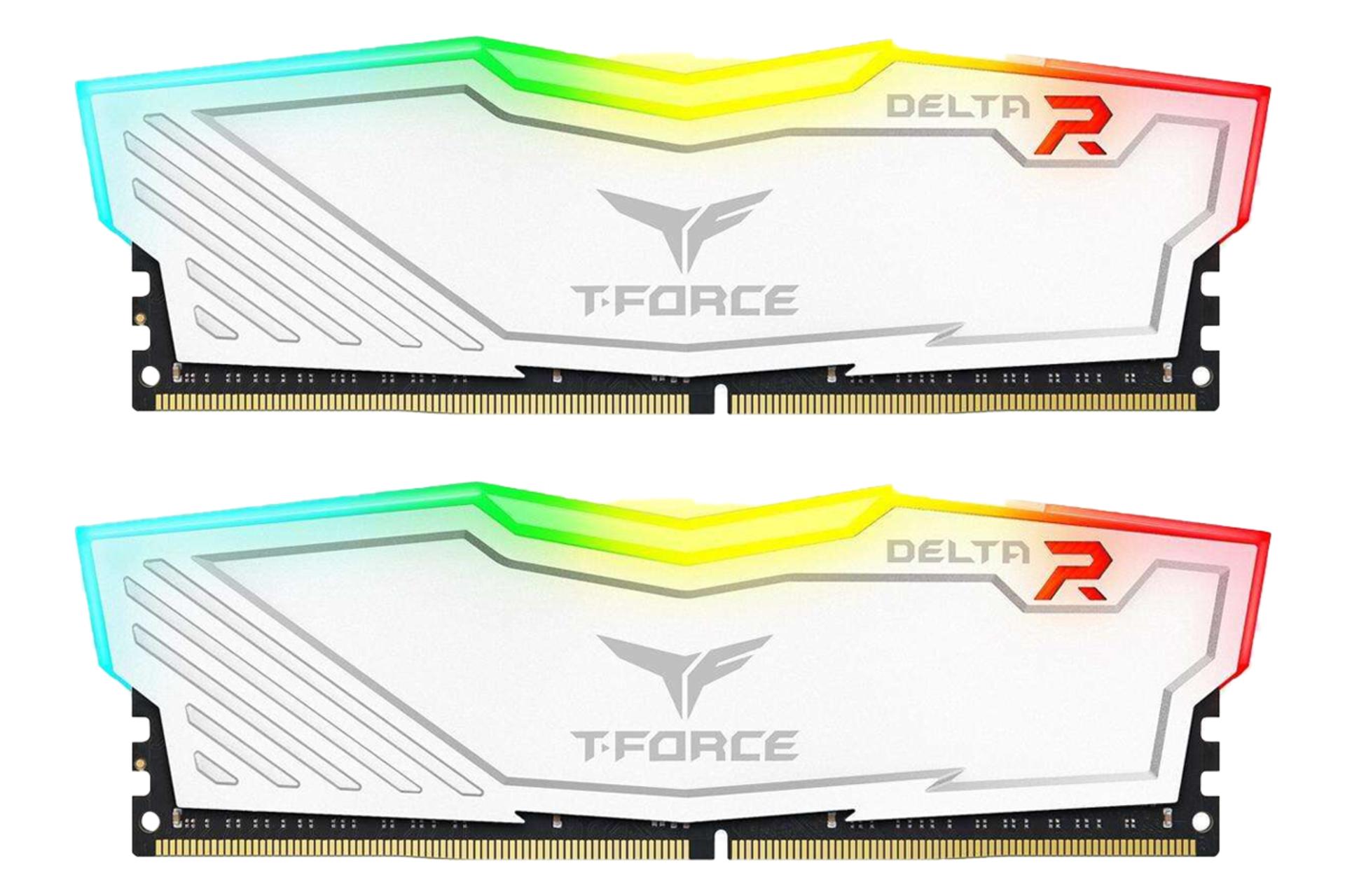 رم تیم گروپ T-FORCE DELTA RGB ظرفیت 16 گیگابایت (2x8) از نوع DDR4-3000
