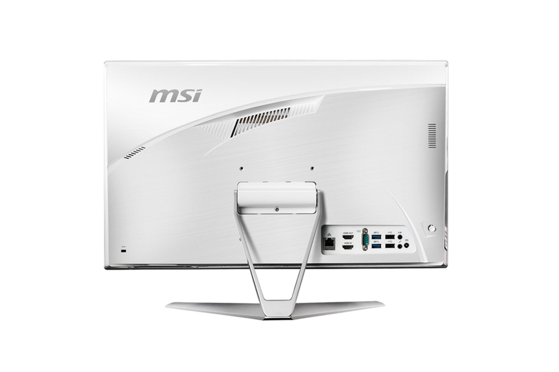 درگاه های پشت کامپیوتر آل این وان All in One MSI Pro 22X 9M Core i7-9700