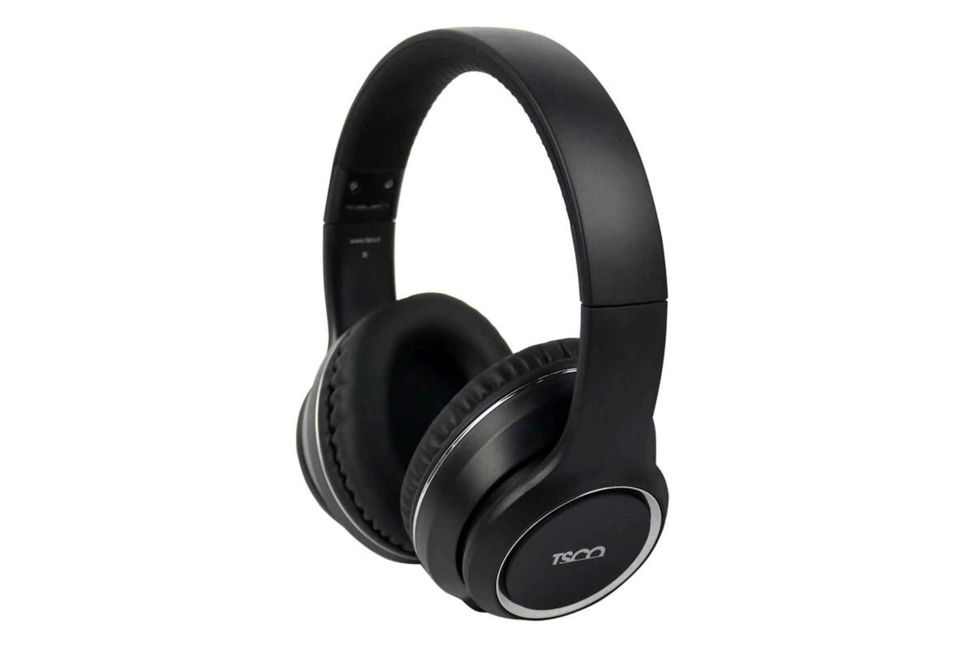 نمای جانبی هدفون بی سیم تسکو TSCO TH 5376 مشکی