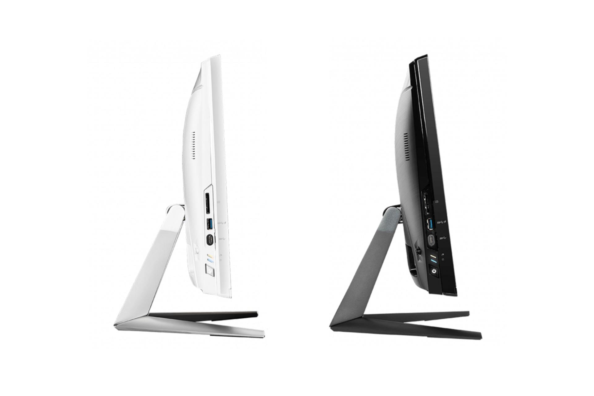 نمای چپ کامپیوتر آل این وان All in One MSI Pro 22X 9M Core i7-9700