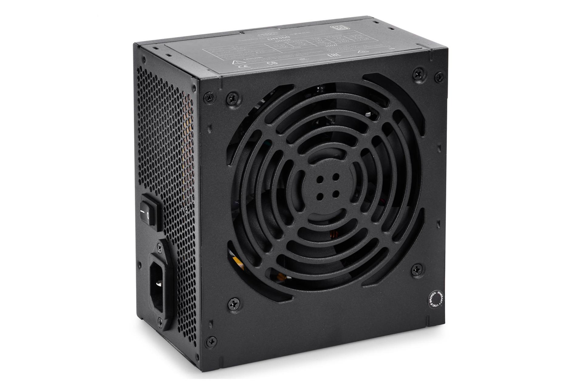 نمای ایستاده پاور کامپیوتر دیپ کول DN350 با توان 350 وات