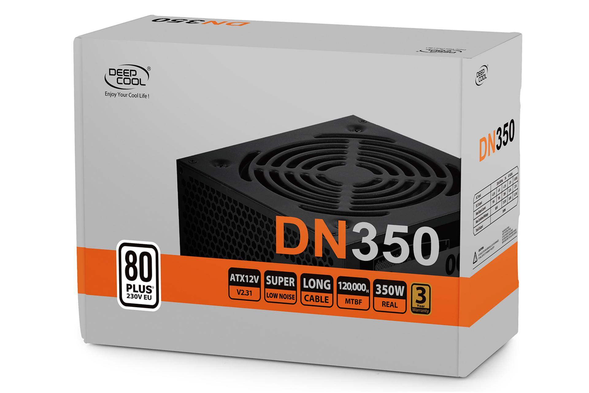 جعبه پاور کامپیوتر دیپ کول DN350 با توان 350 وات