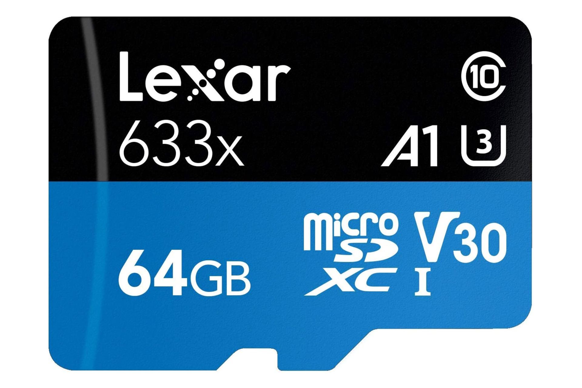 microSDXC با ظرفیت 64 گیگابایت مدل V30 A1 کلاس 10